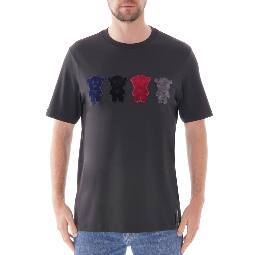 Emporio Armani Manga Bears T-shirt - Nero