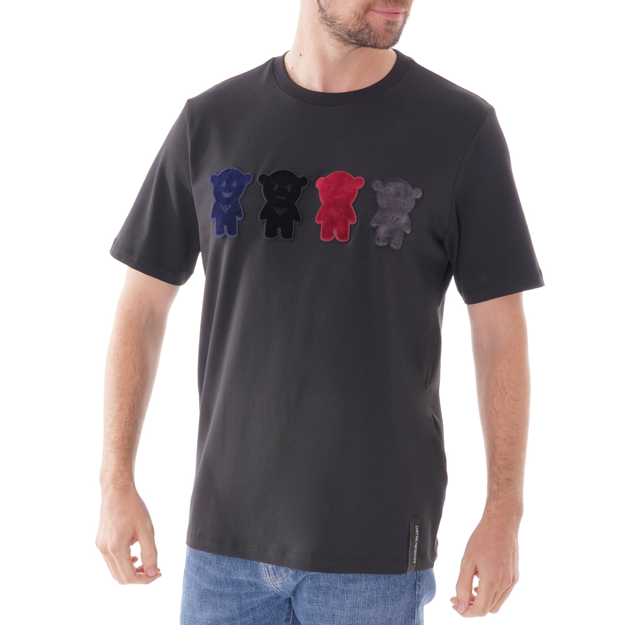 Emporio Armani Manga Bears T-shirt - Nero