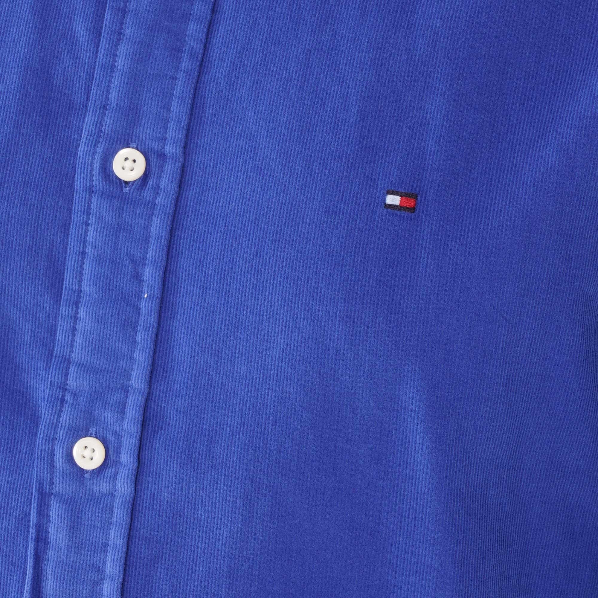 Tommy Hilfiger Dyed Cord Shirt - Surf