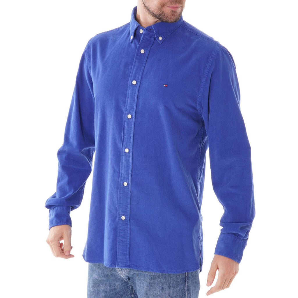 Tommy Hilfiger Dyed Cord Shirt - Surf