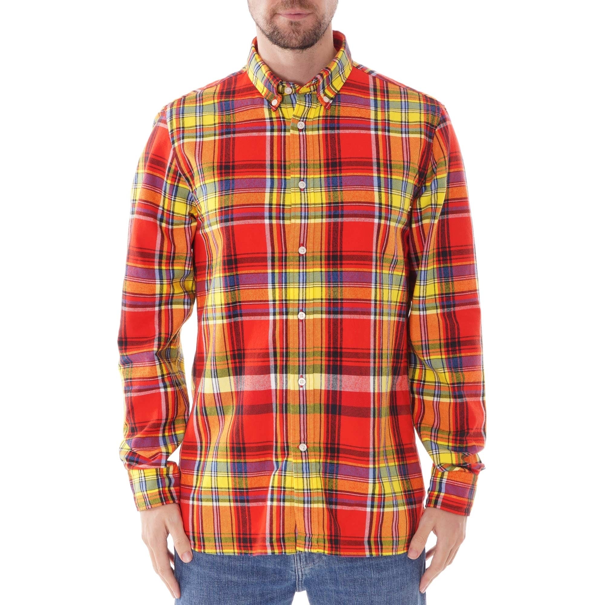Tommy Hilfiger Check Flannel Shirt - Flame
