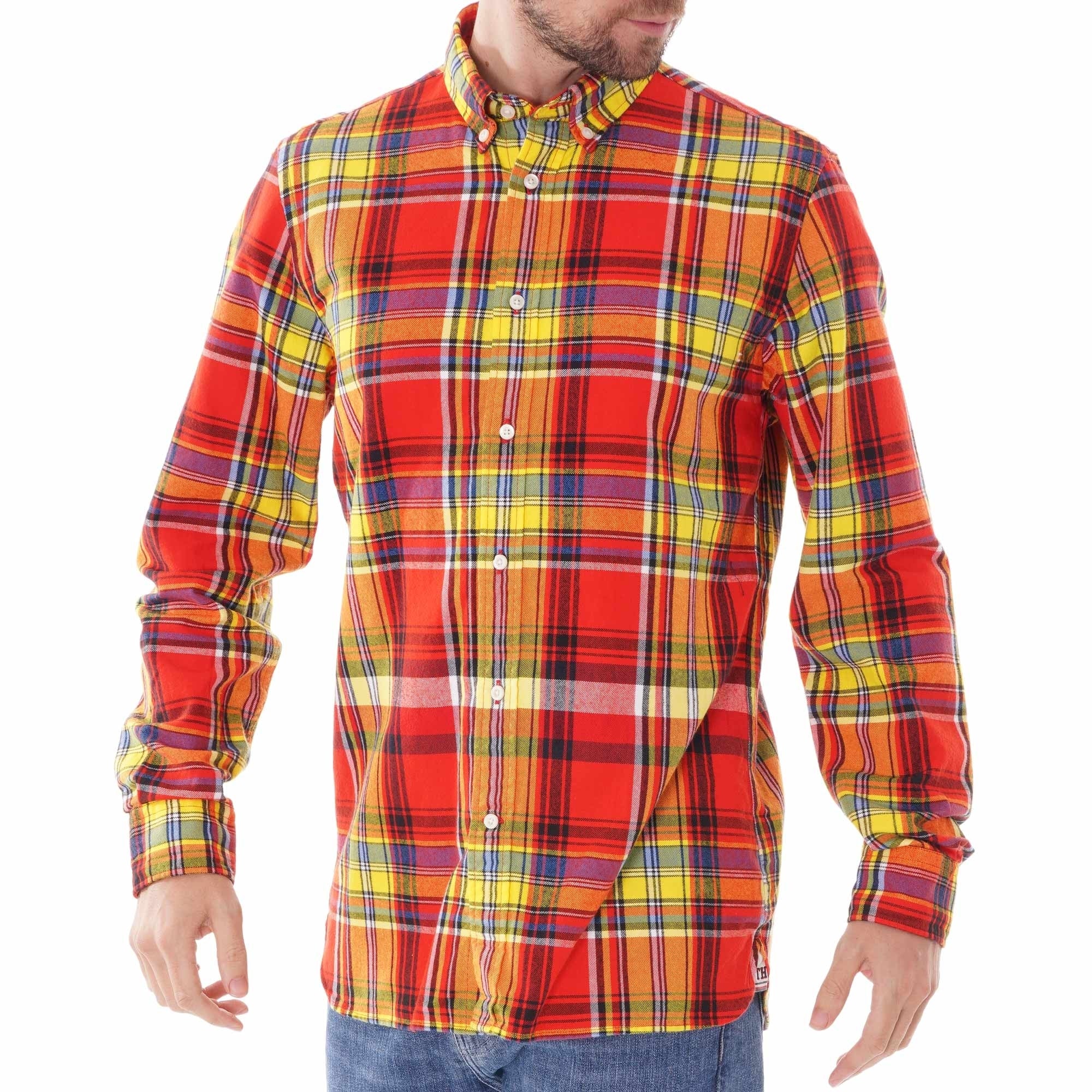 Tommy Hilfiger Check Flannel Shirt - Flame