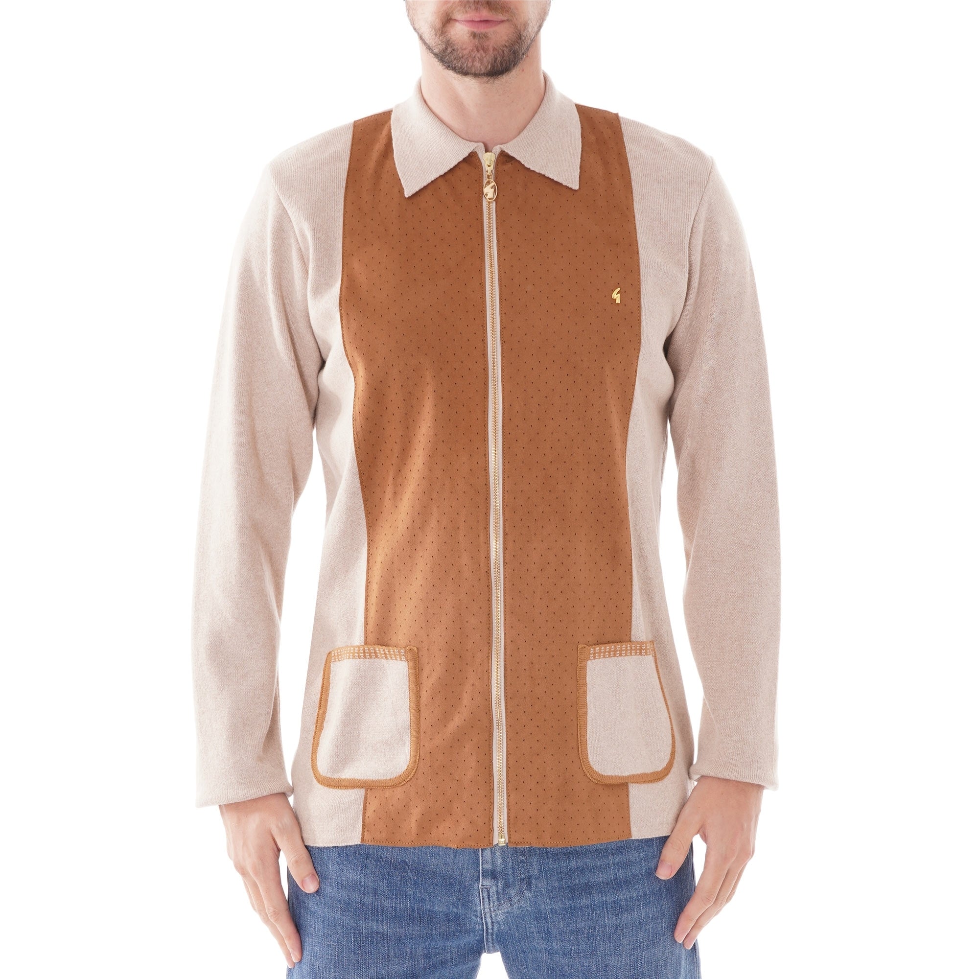 Gabicci Vintage Pullman Knitwear - Oat