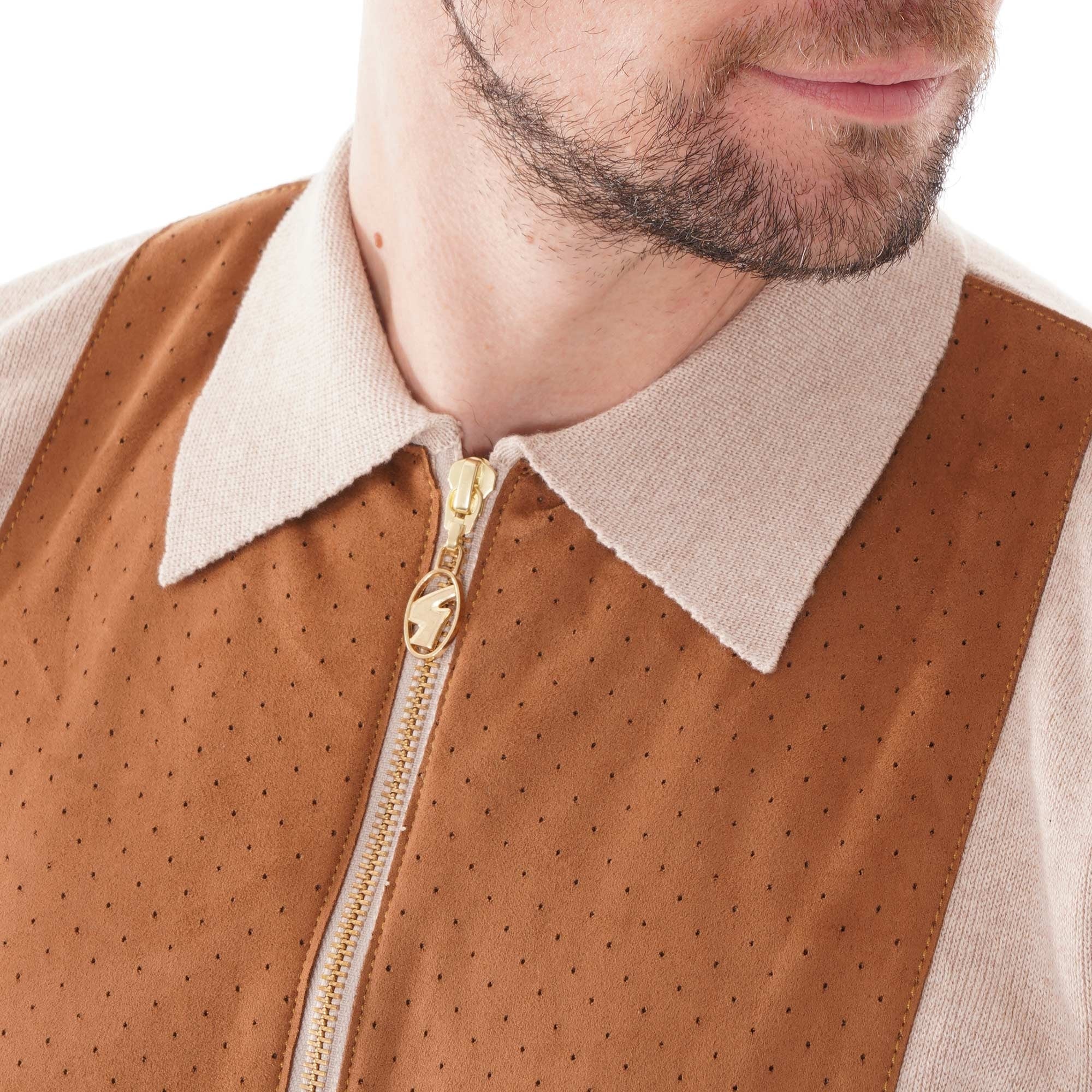 Gabicci Vintage Pullman Knitwear - Oat