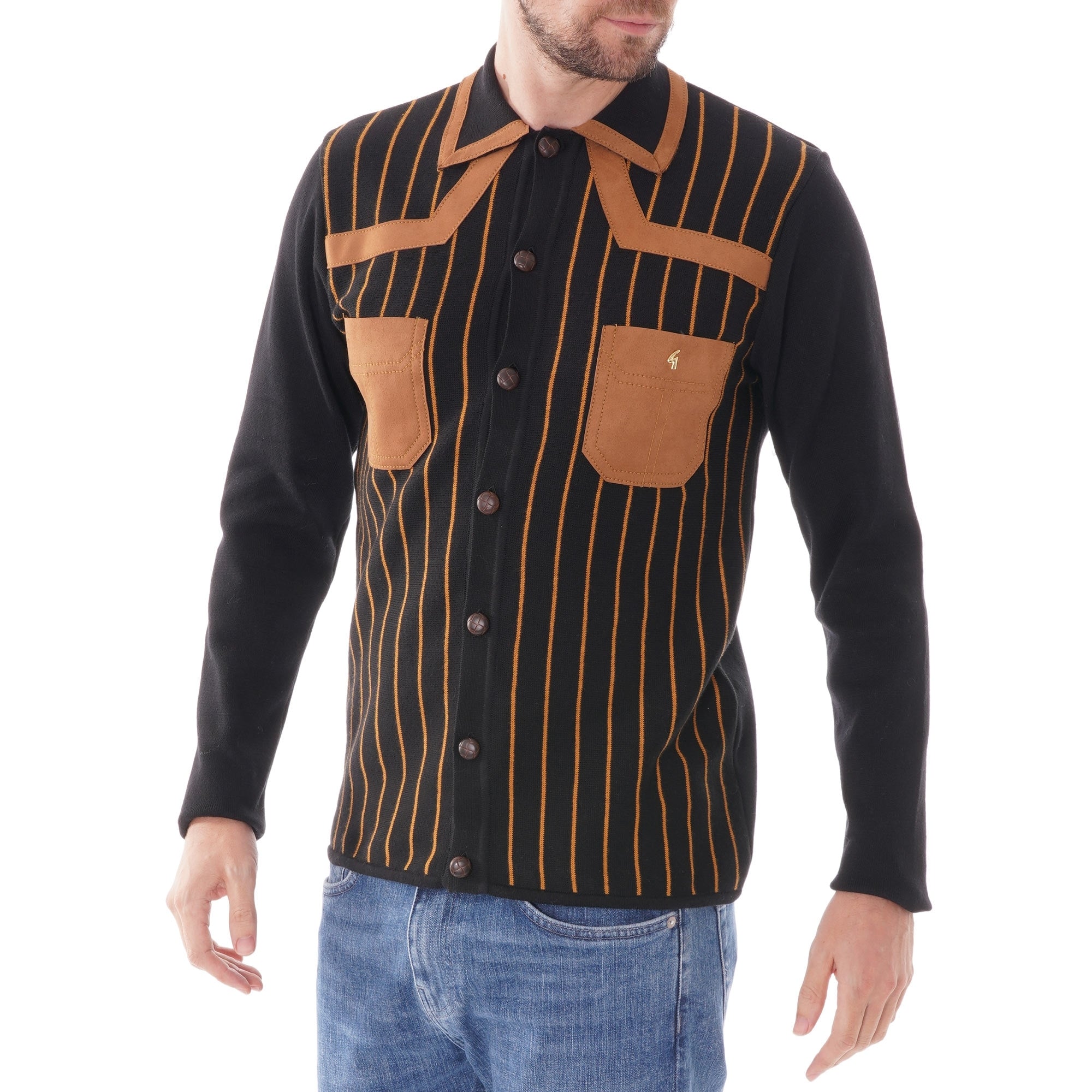 Gabicci Vintage Fentiman Knitwear - Dark Navy