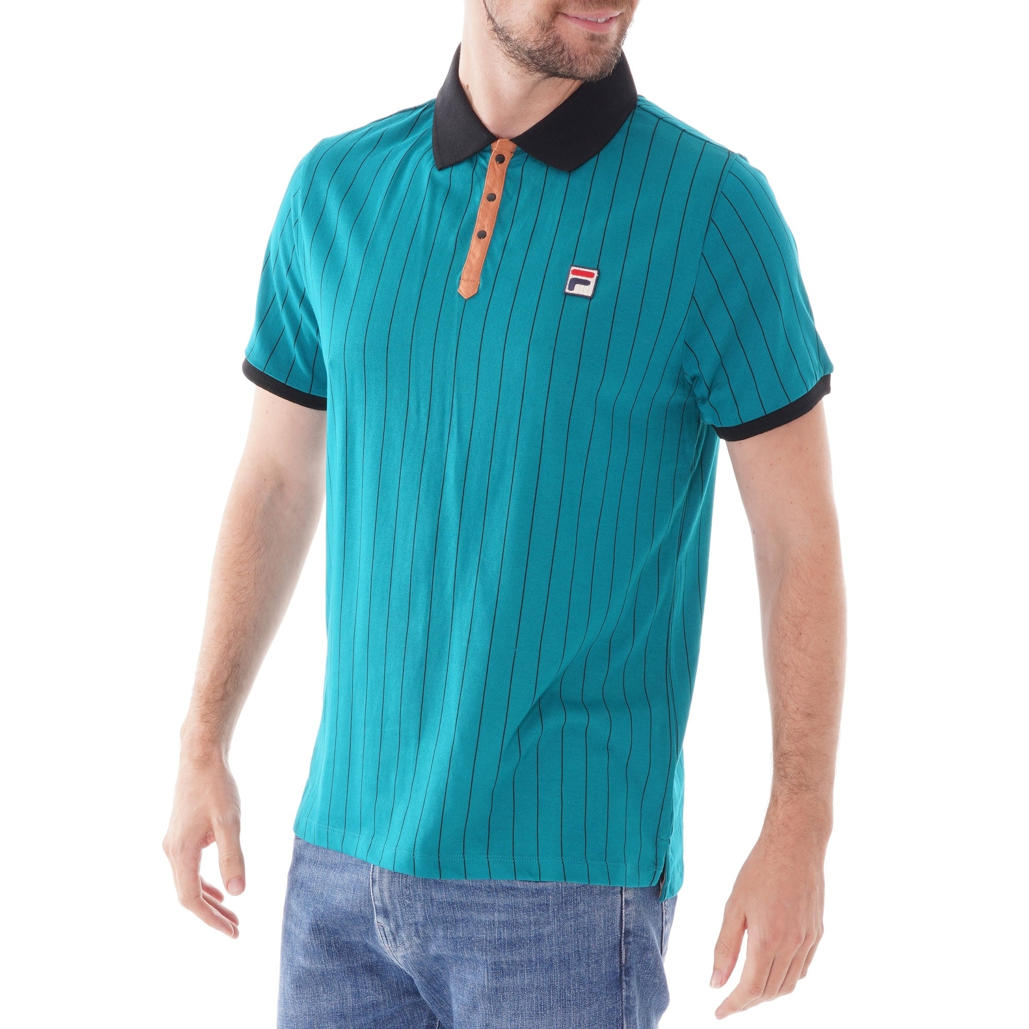 Fila Vintage BB1 Polo Shirt - Harbour Blue