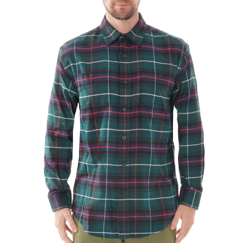 Pendleton Woolen Mills Burnside Flannel - Black and Grey Green