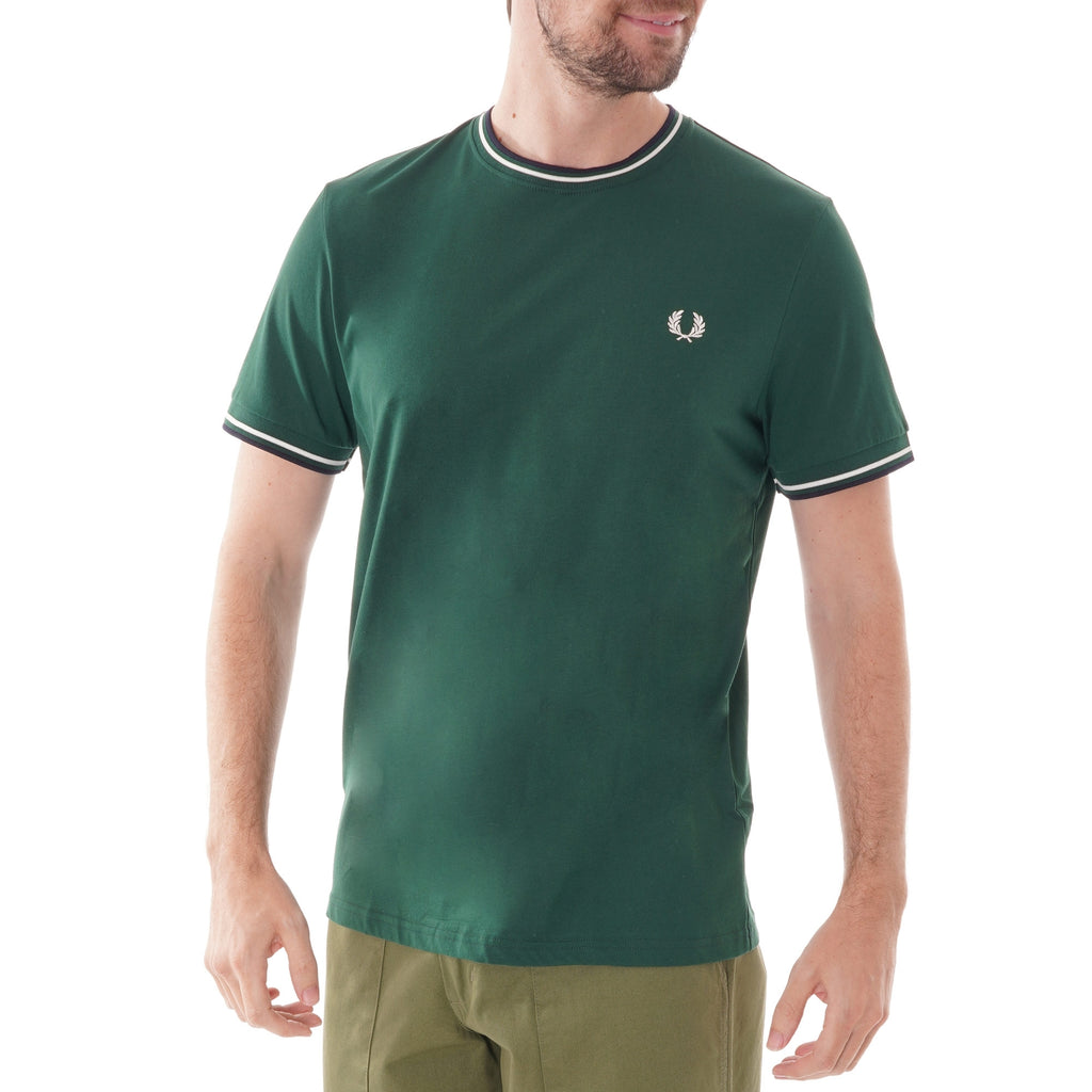 Fred Perry Twin Tipped T-Shirt - Ivy
