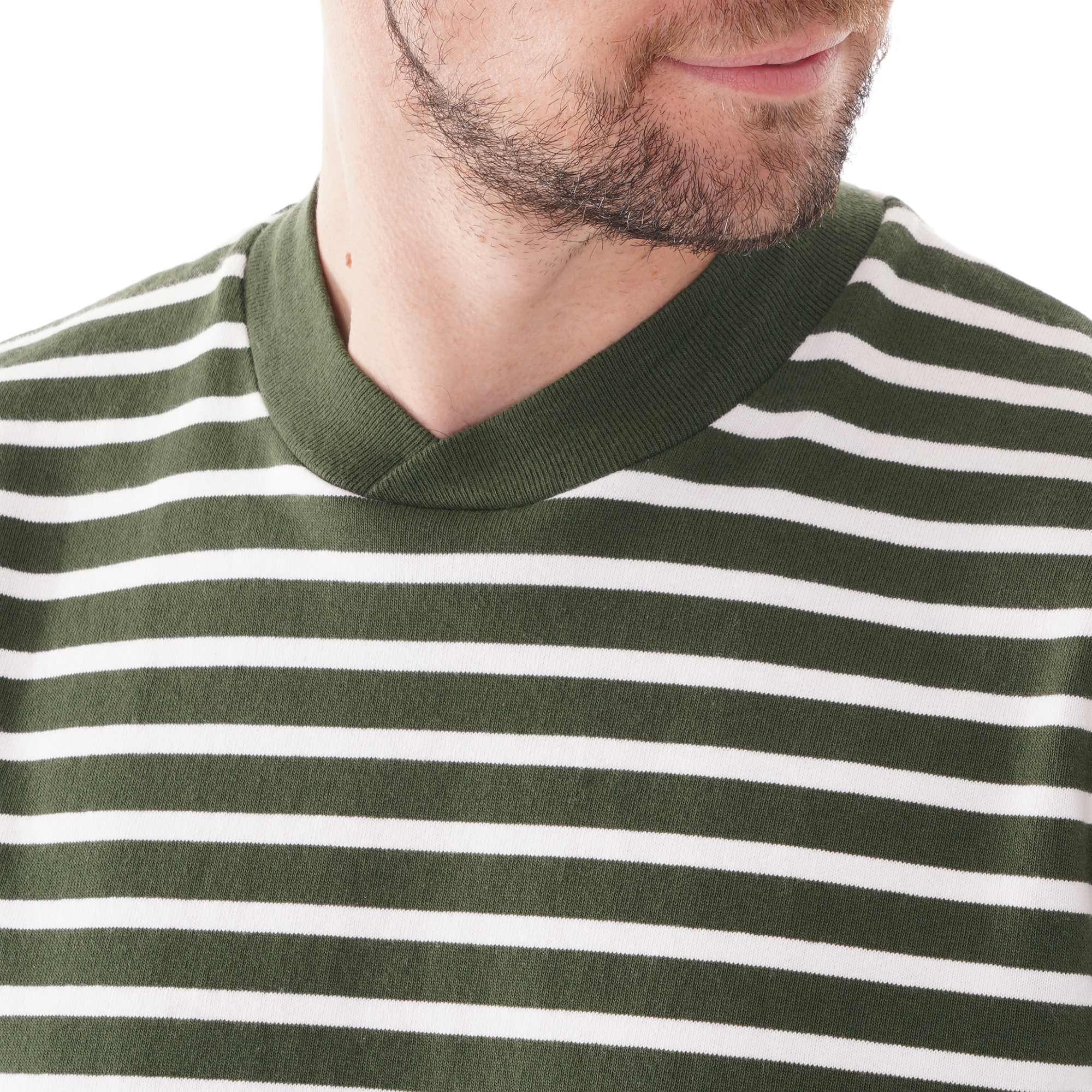 Barbour Lanercost Long Sleeve Tee - White/Green