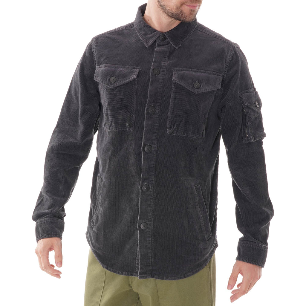 Barbour Beacon Askern Cord Overshirt - Navy