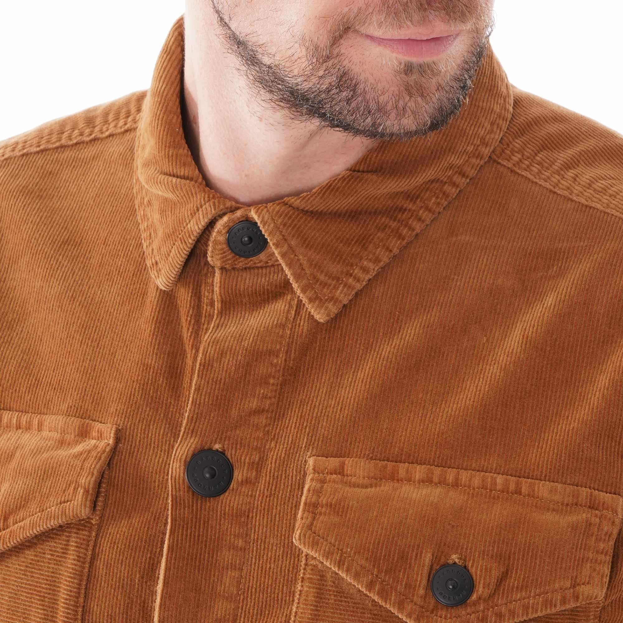 Barbour Beacon Askern Cord Overshirt - Honey