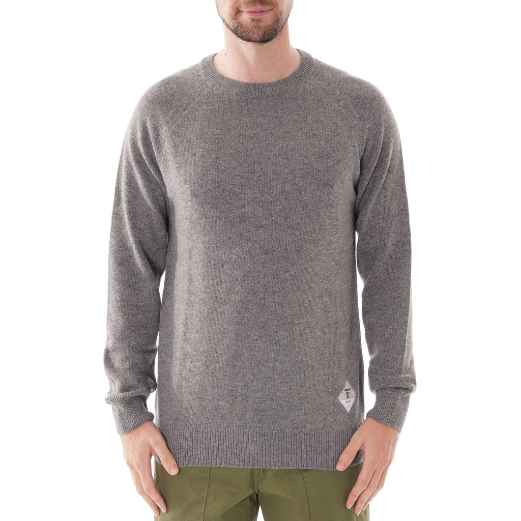 Barbour Beacon Lambswool Jumper - Grey Marl