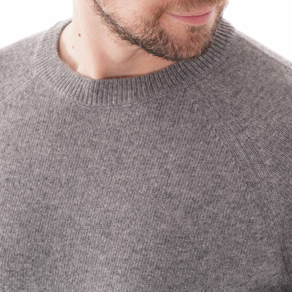 Barbour Beacon Lambswool Jumper - Grey Marl