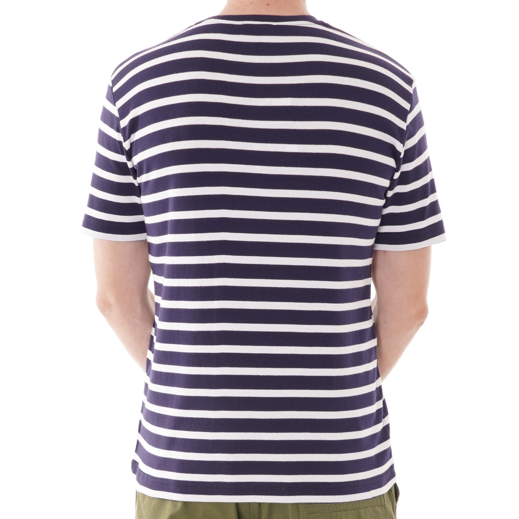Armor Lux Mariniere Mor T-shirt - Navy & White