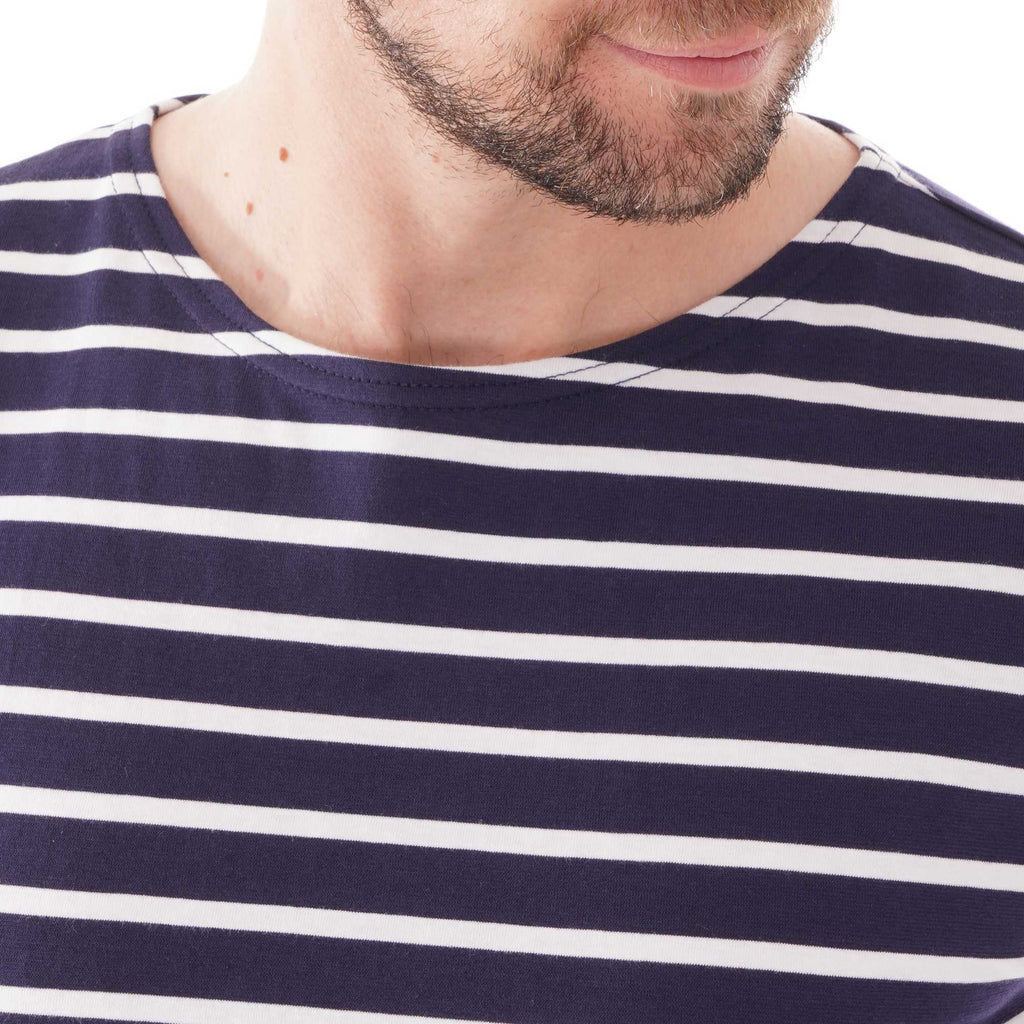 Armor Lux Short sleeve T-shirt - Navy & White