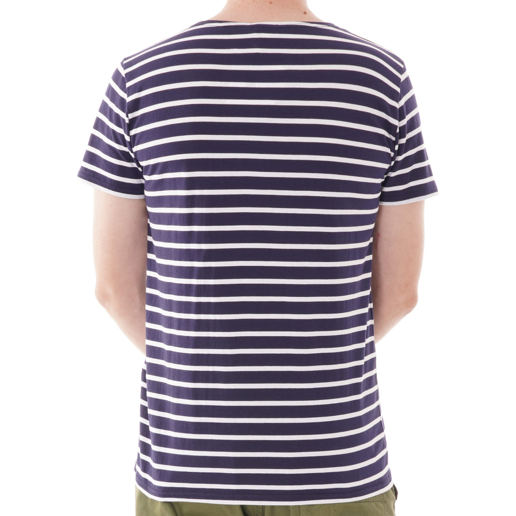 Armor Lux Short sleeve T-shirt - Navy & White