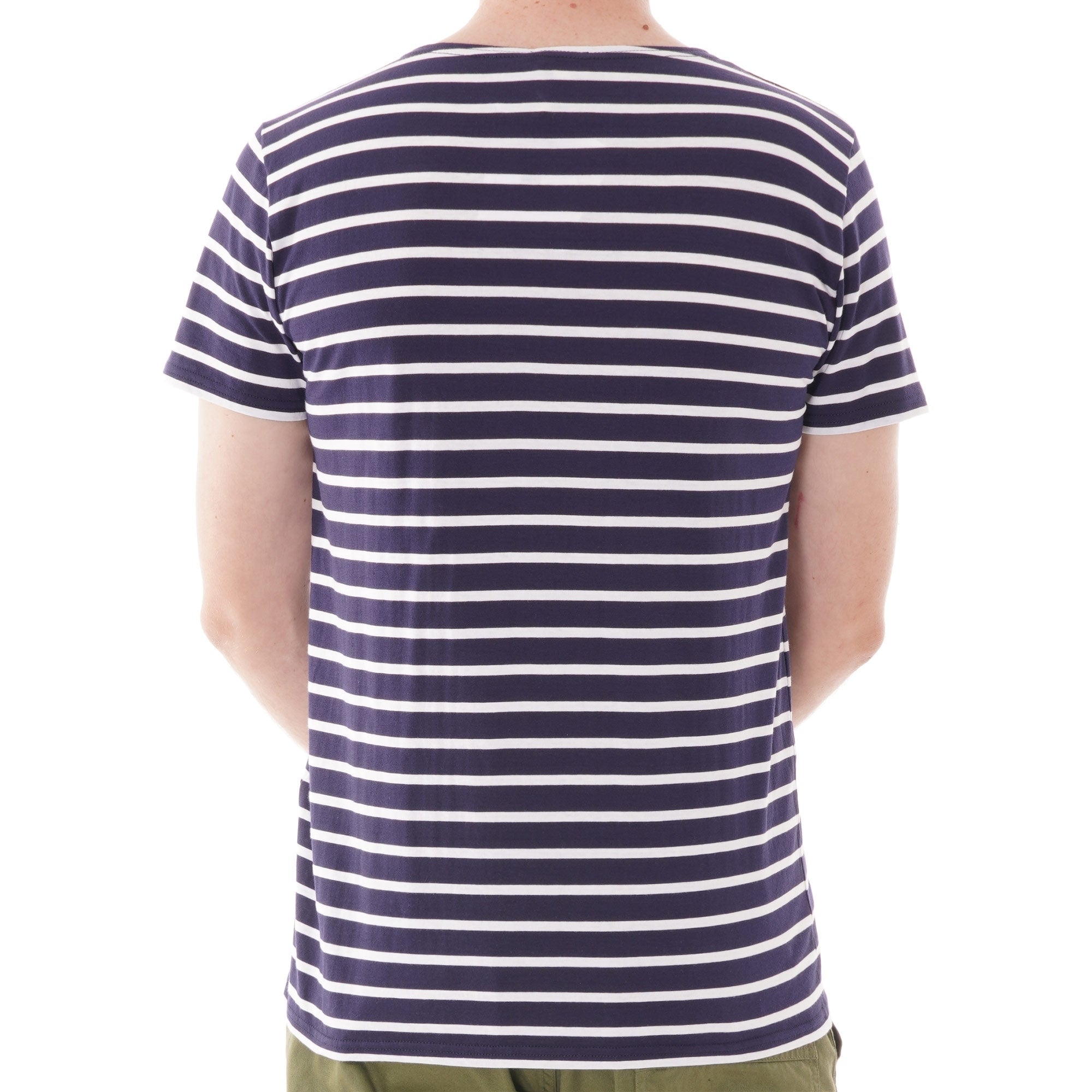 Armor Lux Short sleeve T-shirt - Navy & White