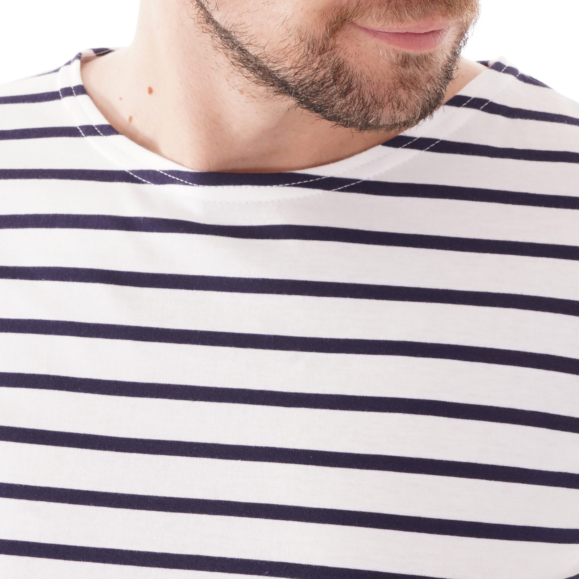 Armor Lux Short Sleeve T-shirt - White/Navy