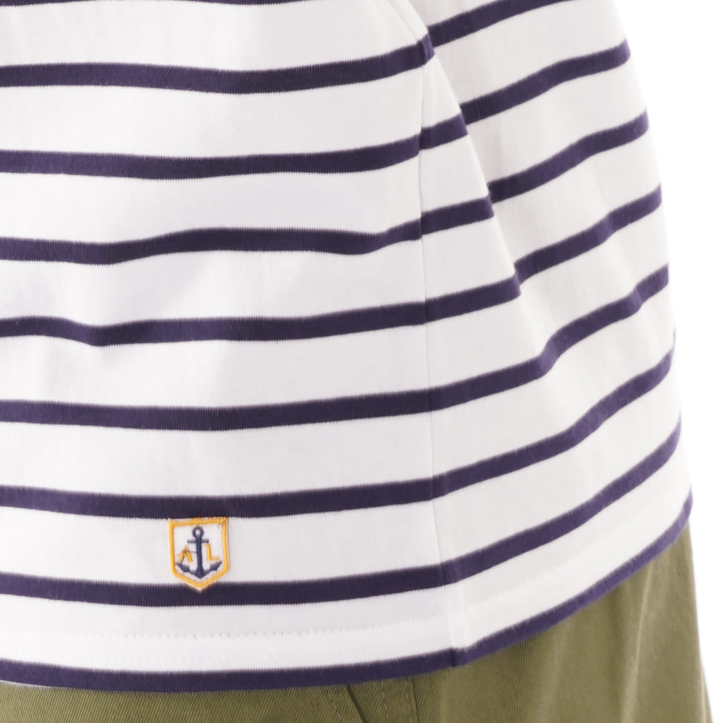 Armor Lux Short Sleeve T-shirt - White/Navy