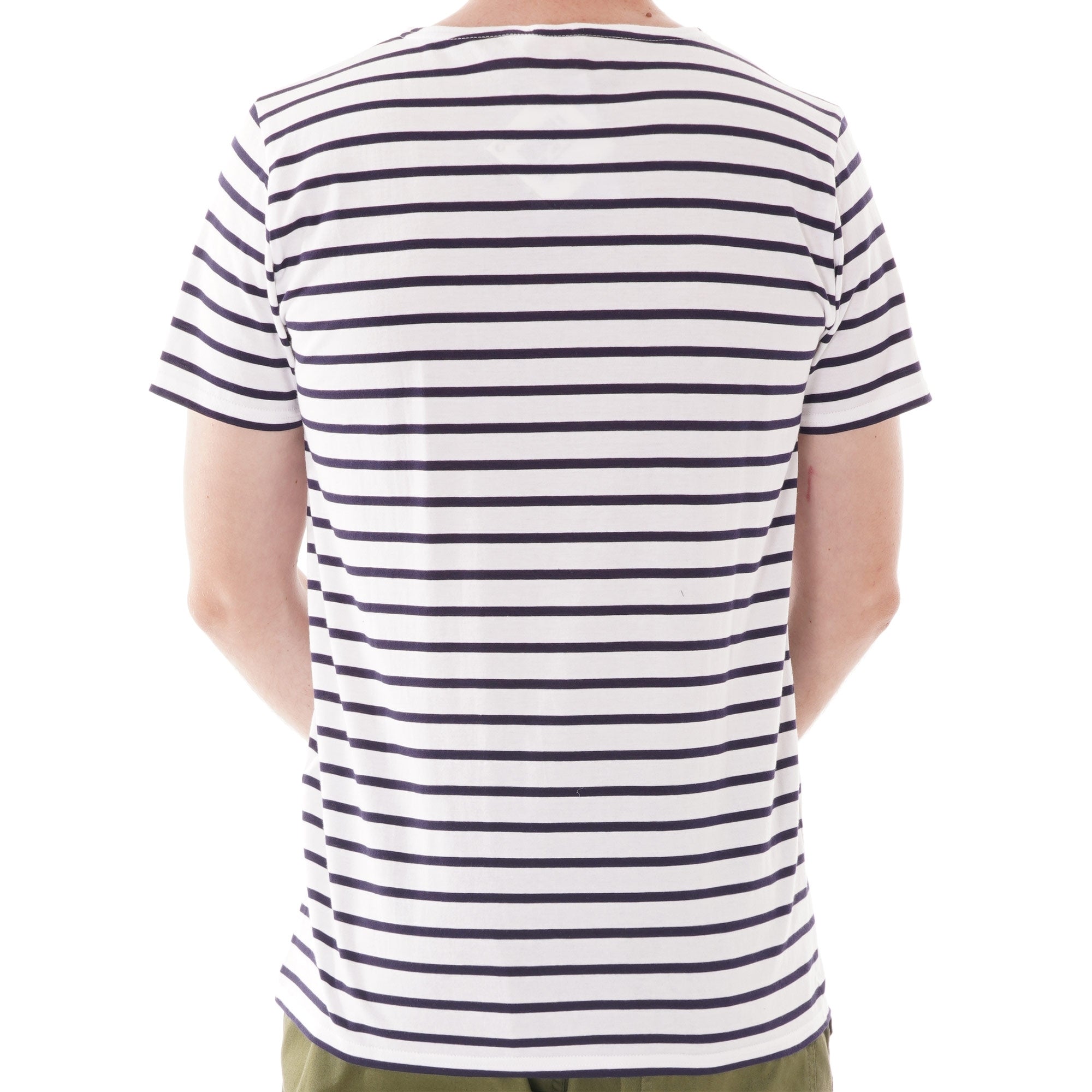 Armor Lux Short Sleeve T-shirt - White/Navy