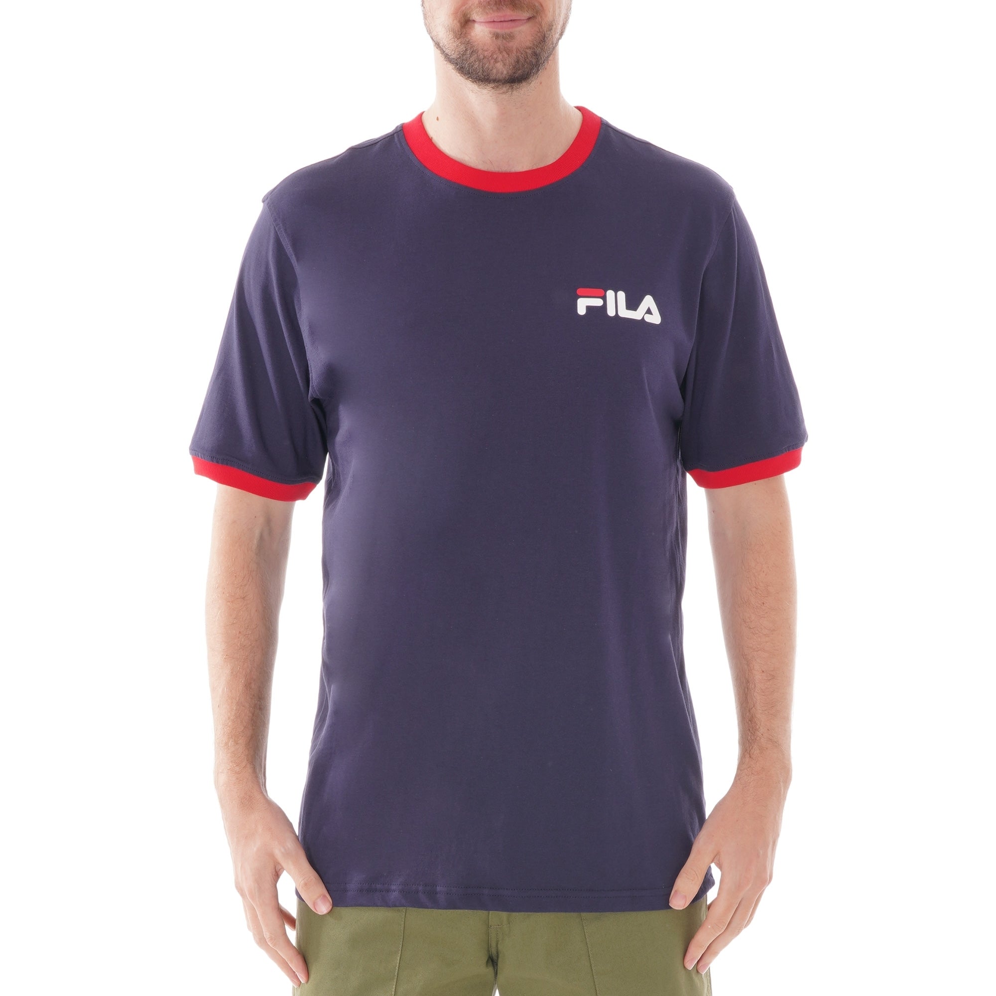Fila Vintage Rosco T-Shirt - Peacoat