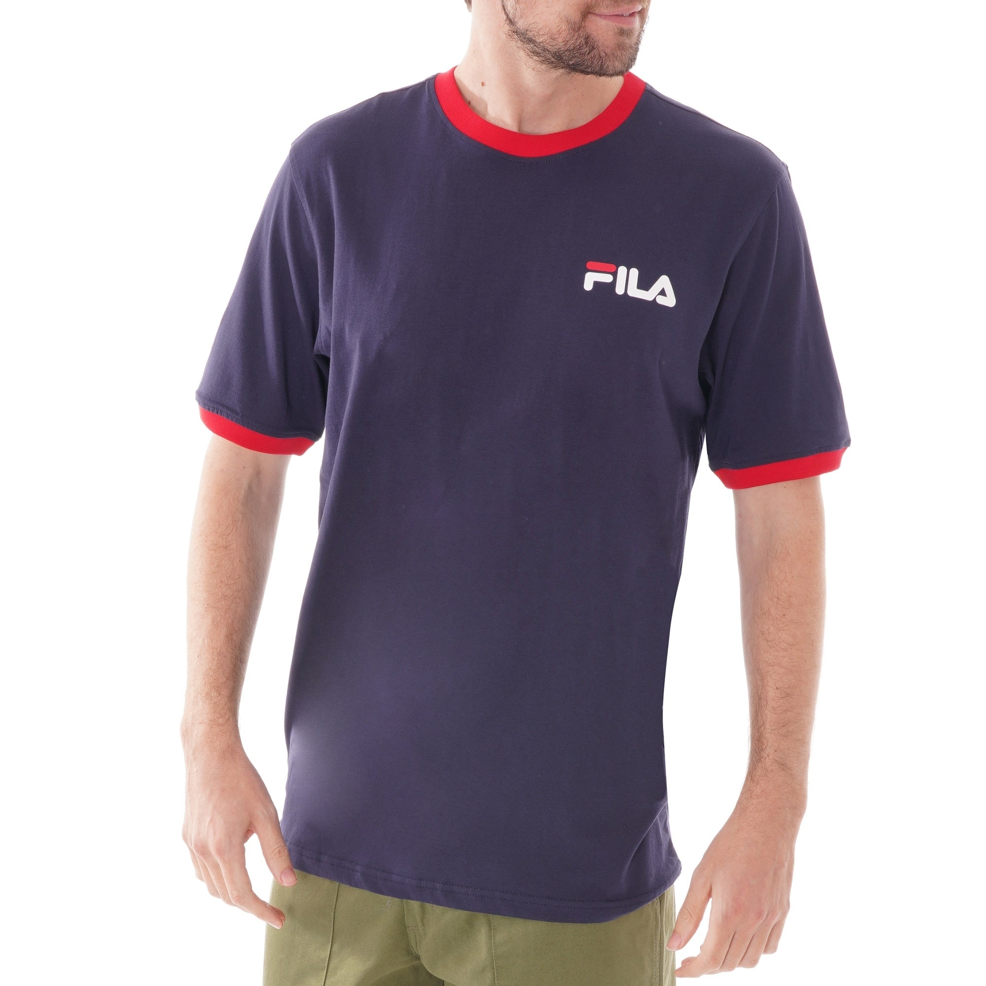 Fila Vintage Rosco T-Shirt - Peacoat
