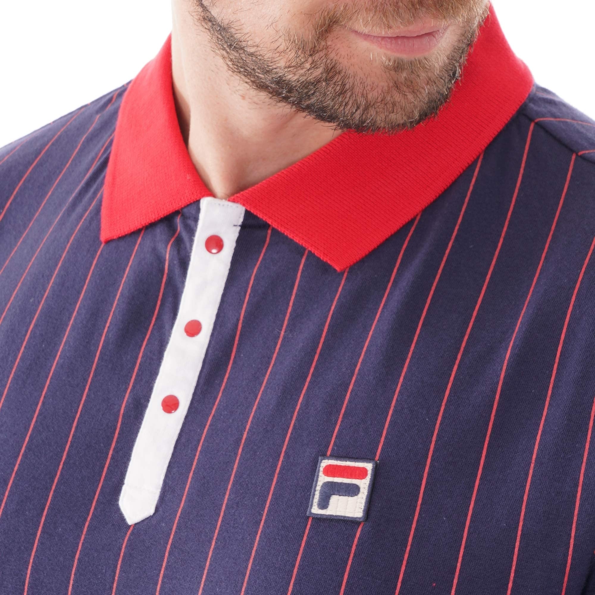 Fila Vintage BB1 Polo Shirt - Peacoat