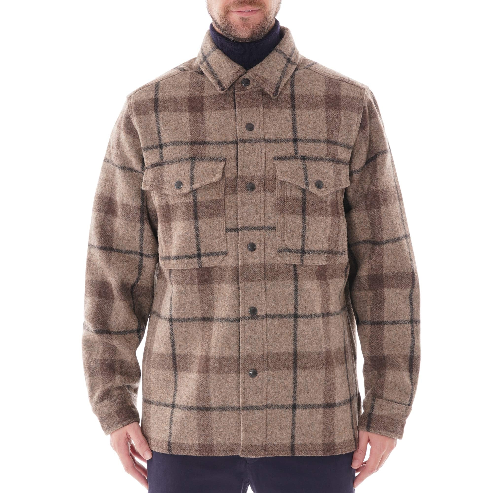 Mackinaw Jacket - Taupe/Brown