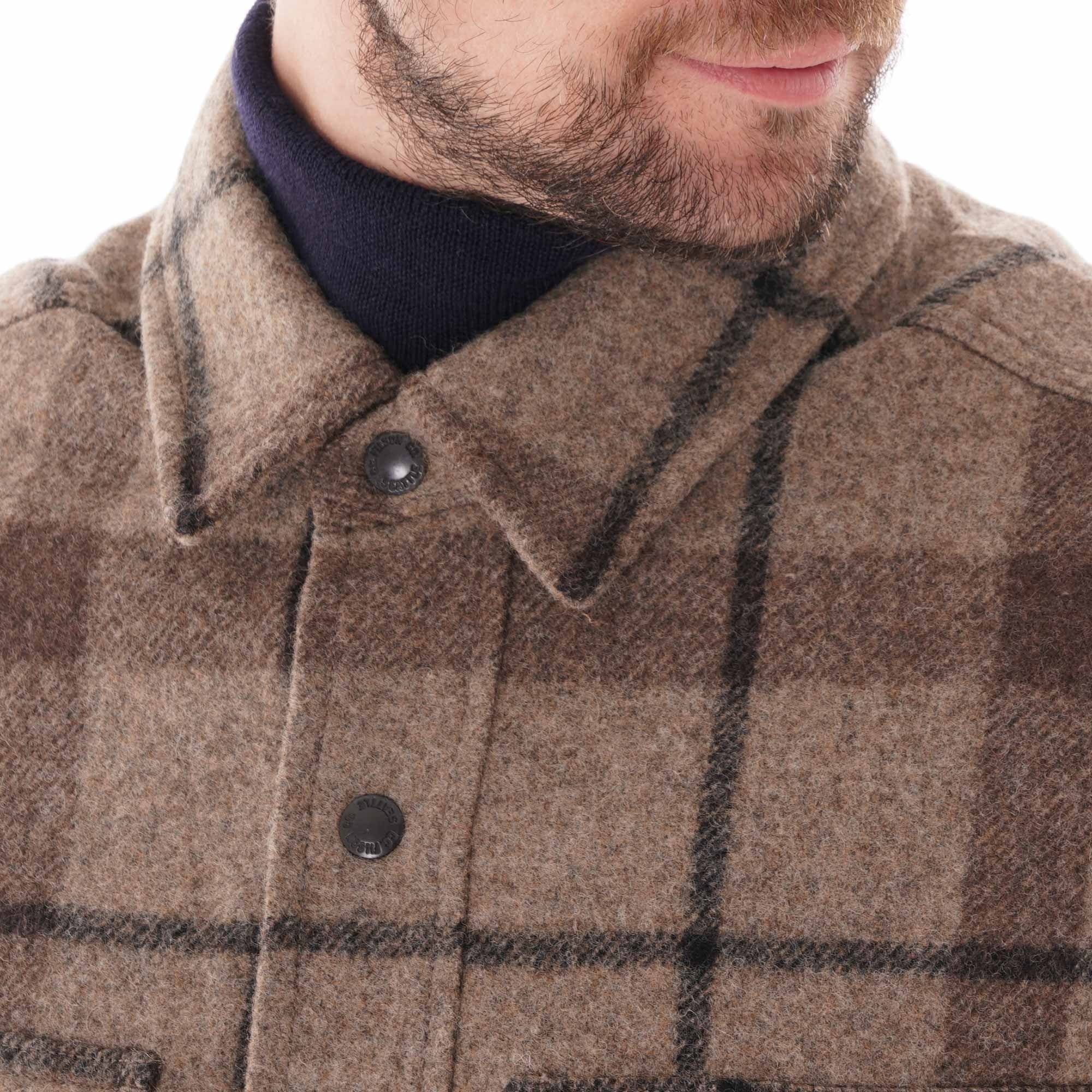 Mackinaw Jacket - Taupe/Brown