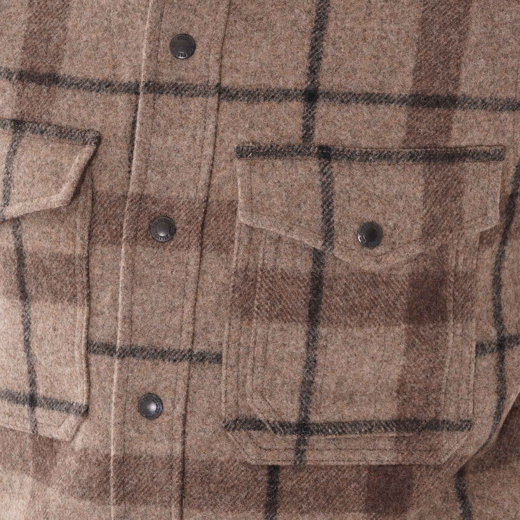 Mackinaw Jacket - Taupe/Brown