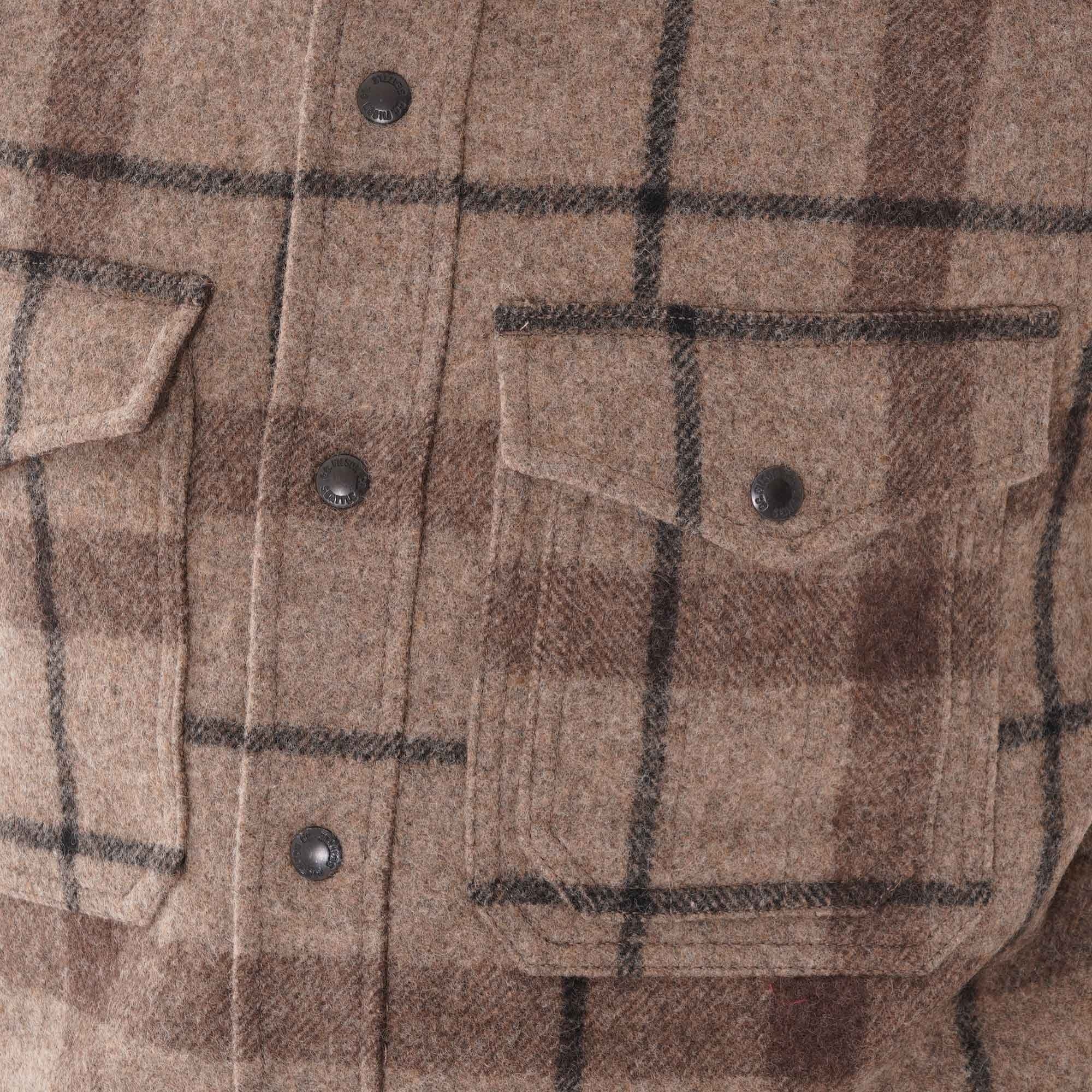 Mackinaw Jacket - Taupe/Brown