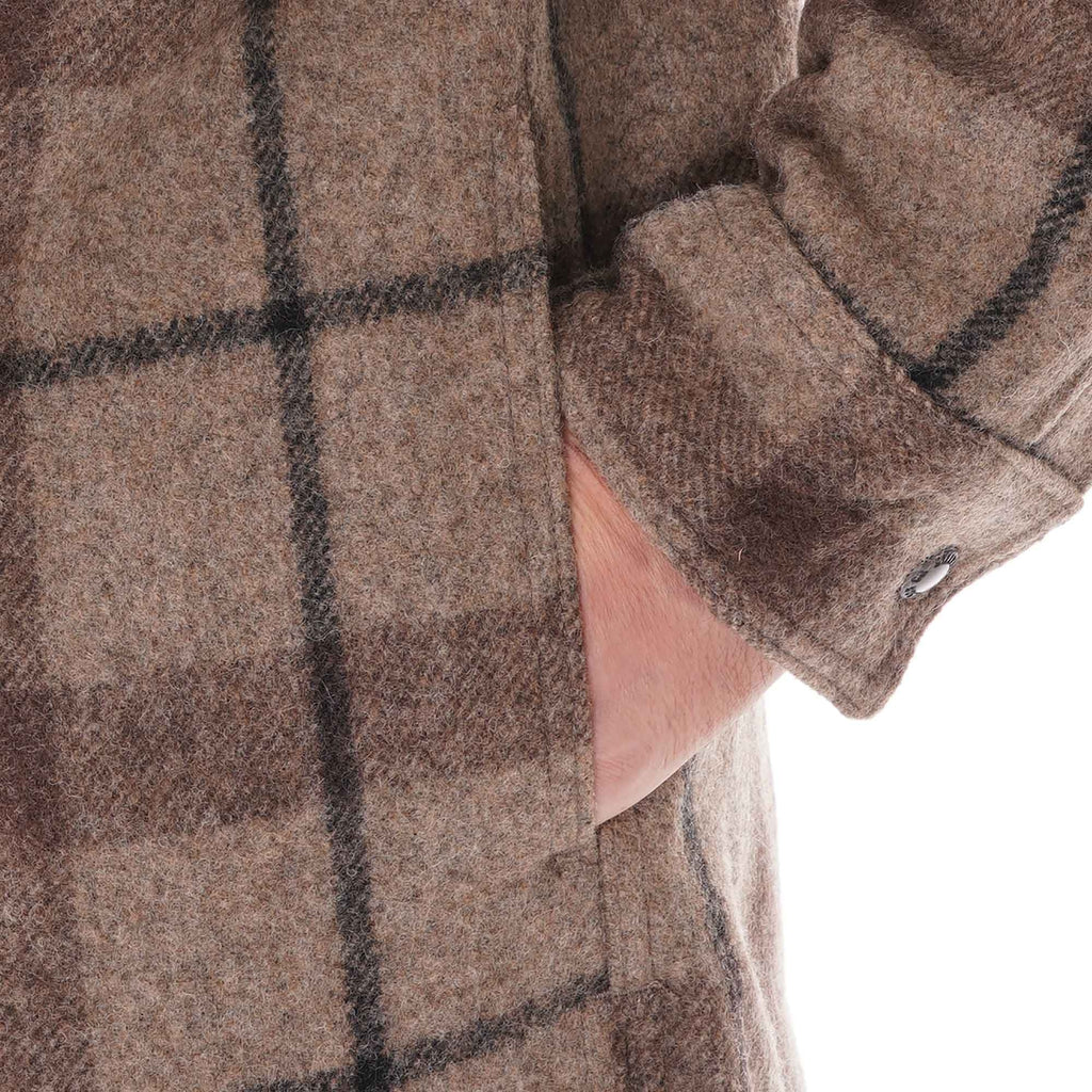 Mackinaw Jacket - Taupe/Brown