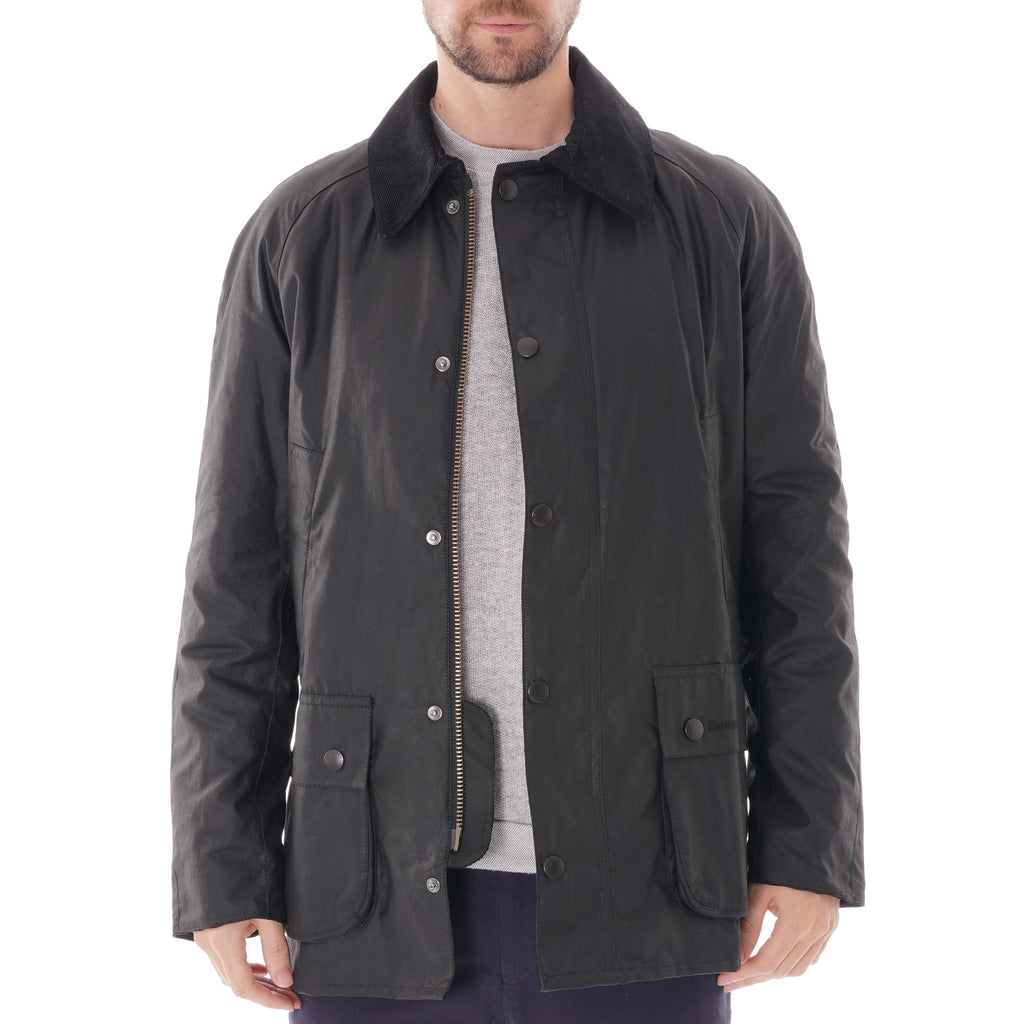 Barbour Ashby Wax Jacket - Black