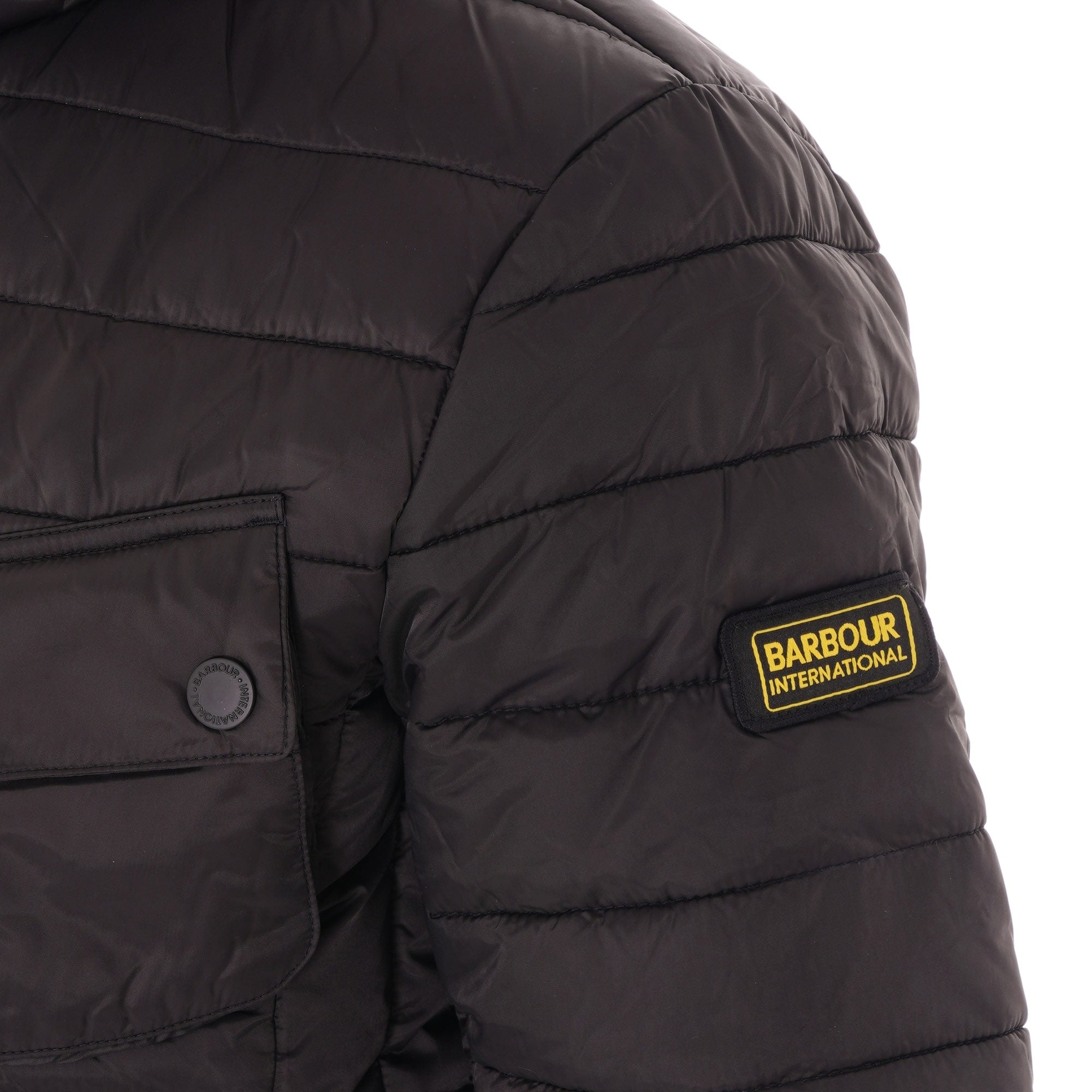 Barbour International Ouston Quilted Jacket - Black
