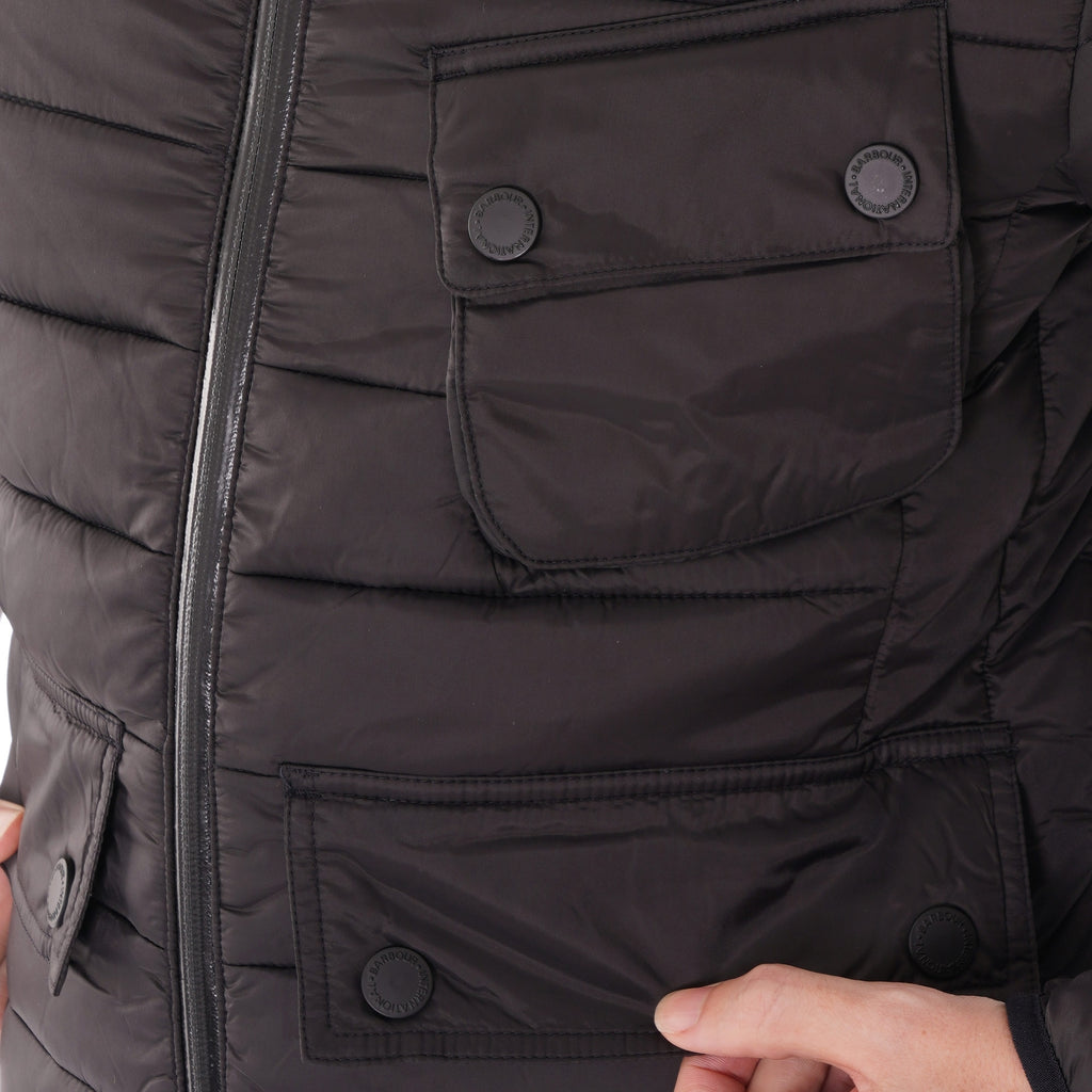 Barbour International Ouston Quilted Jacket - Black