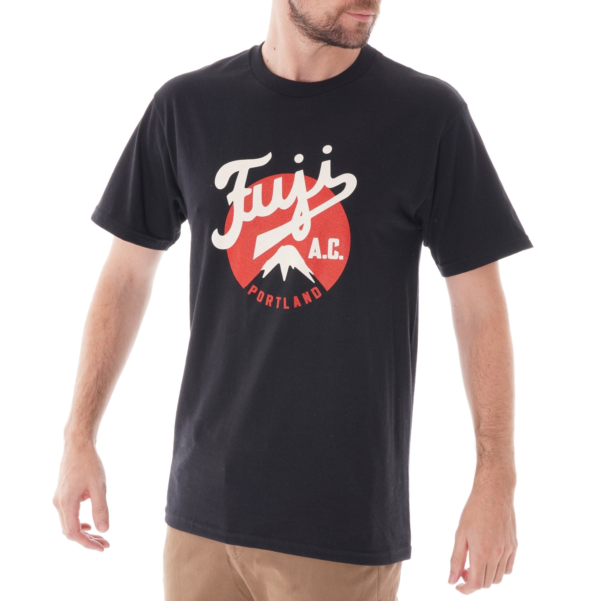 Ebbets Field Flannels Fuji Athletic Club T-Shirt - Black