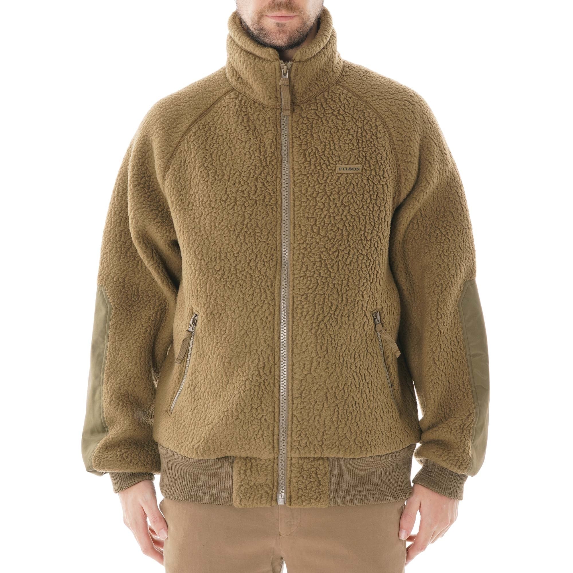 Sherpa Fleece Jacket - Olive