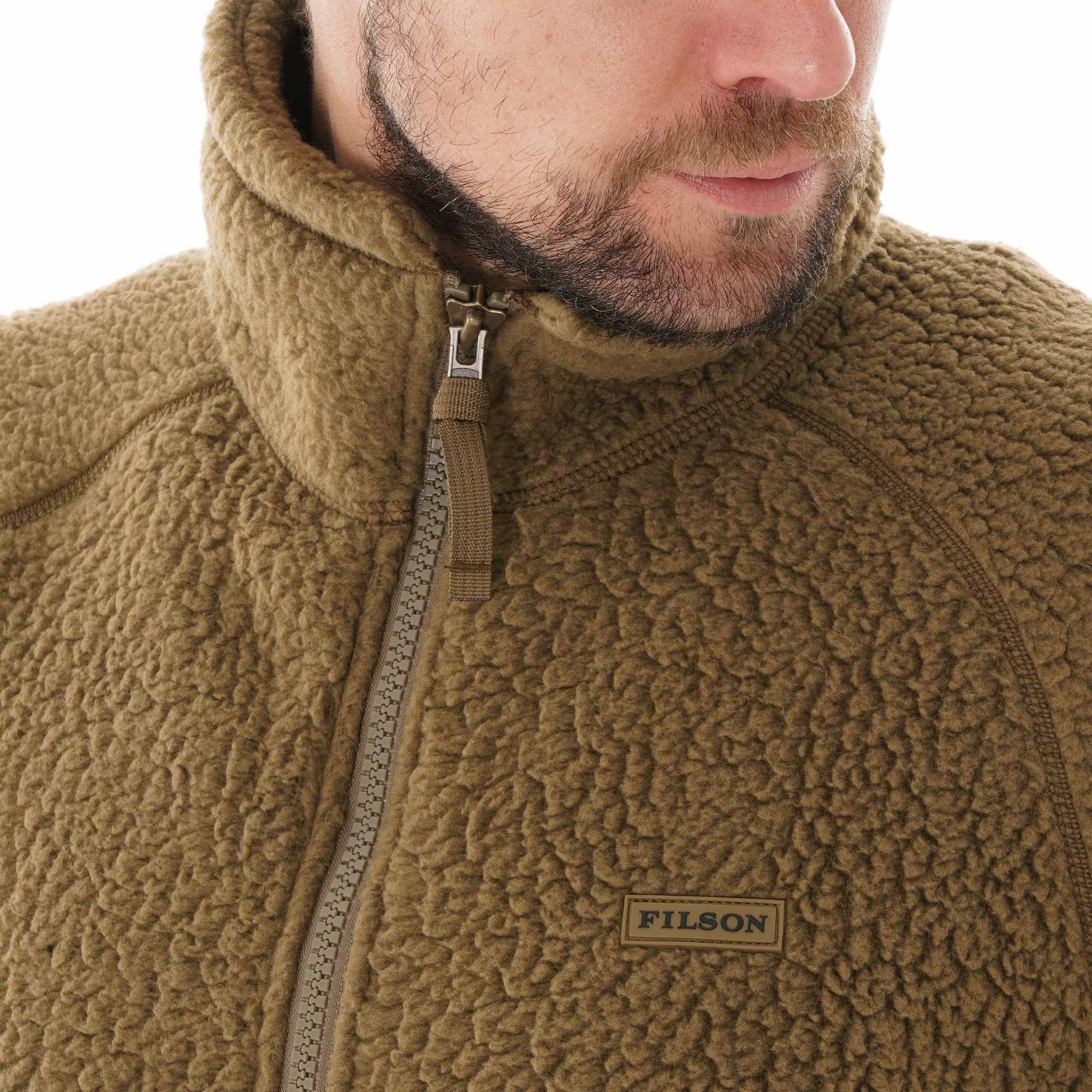Sherpa Fleece Jacket - Olive