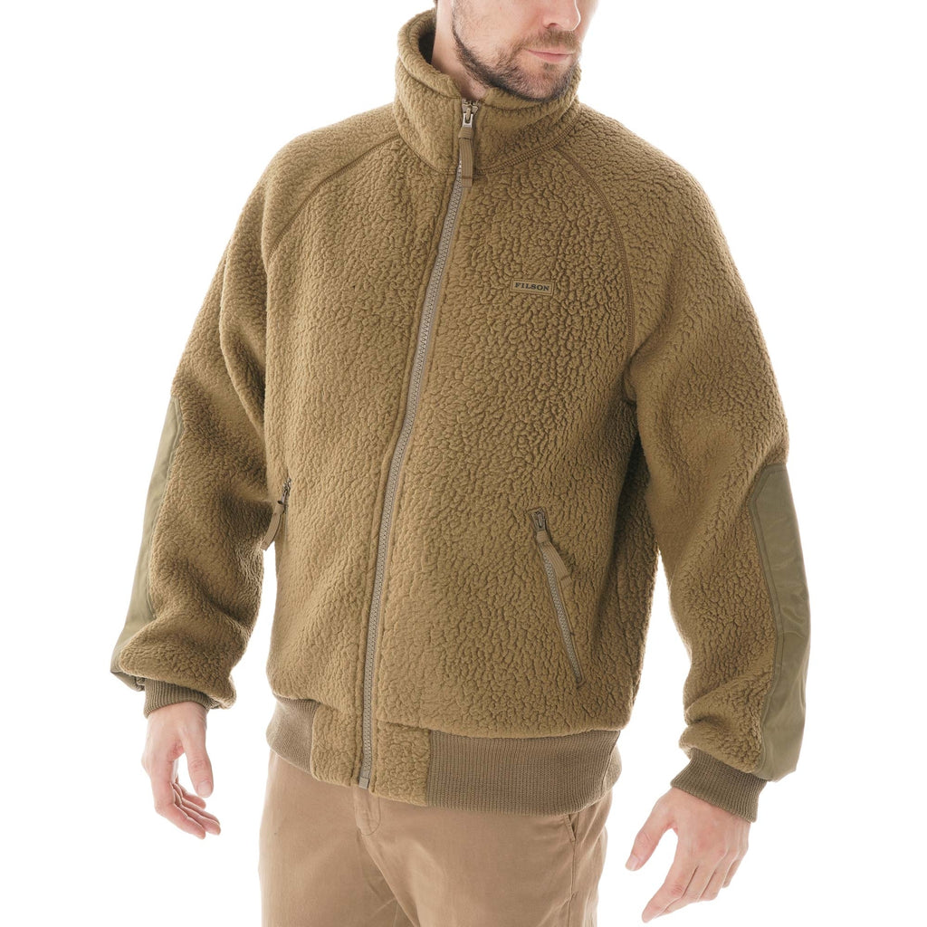Sherpa Fleece Jacket - Olive