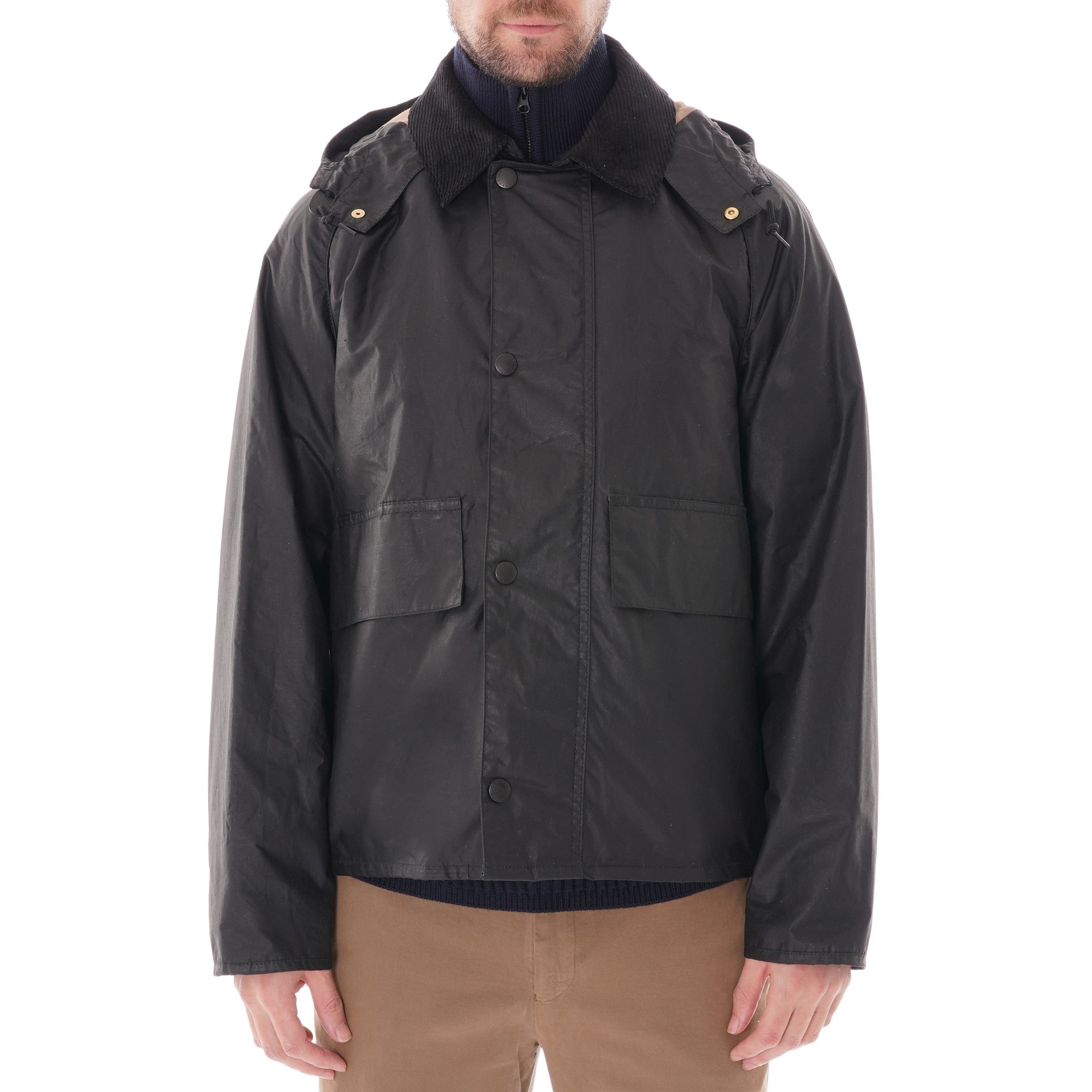 希少コラボ✨Barbour×Margaret Howell SPEY ショート丈 Barbour x Margaret Howell Margret Howell Spey Waxed Jacket - Black