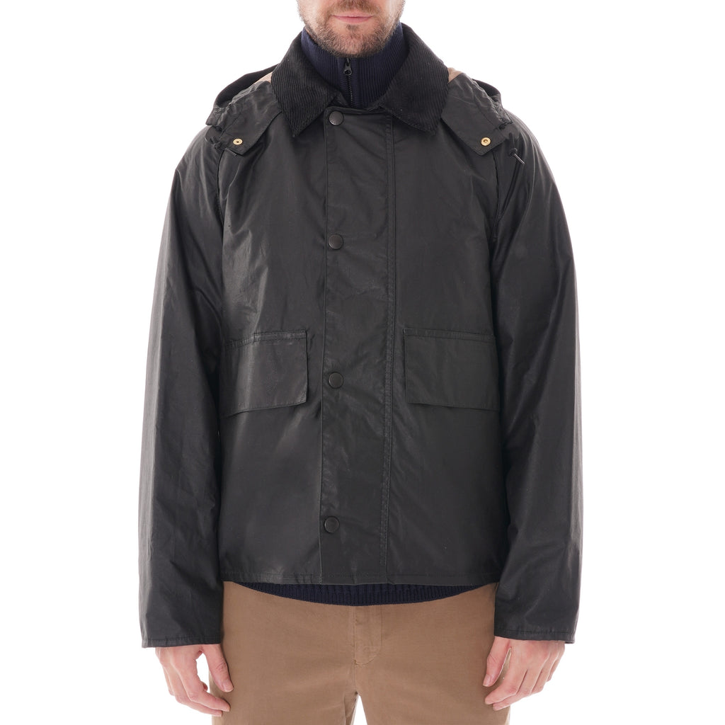 Barbour x Margaret Howell Margret Howell Spey Waxed Jacket - Black