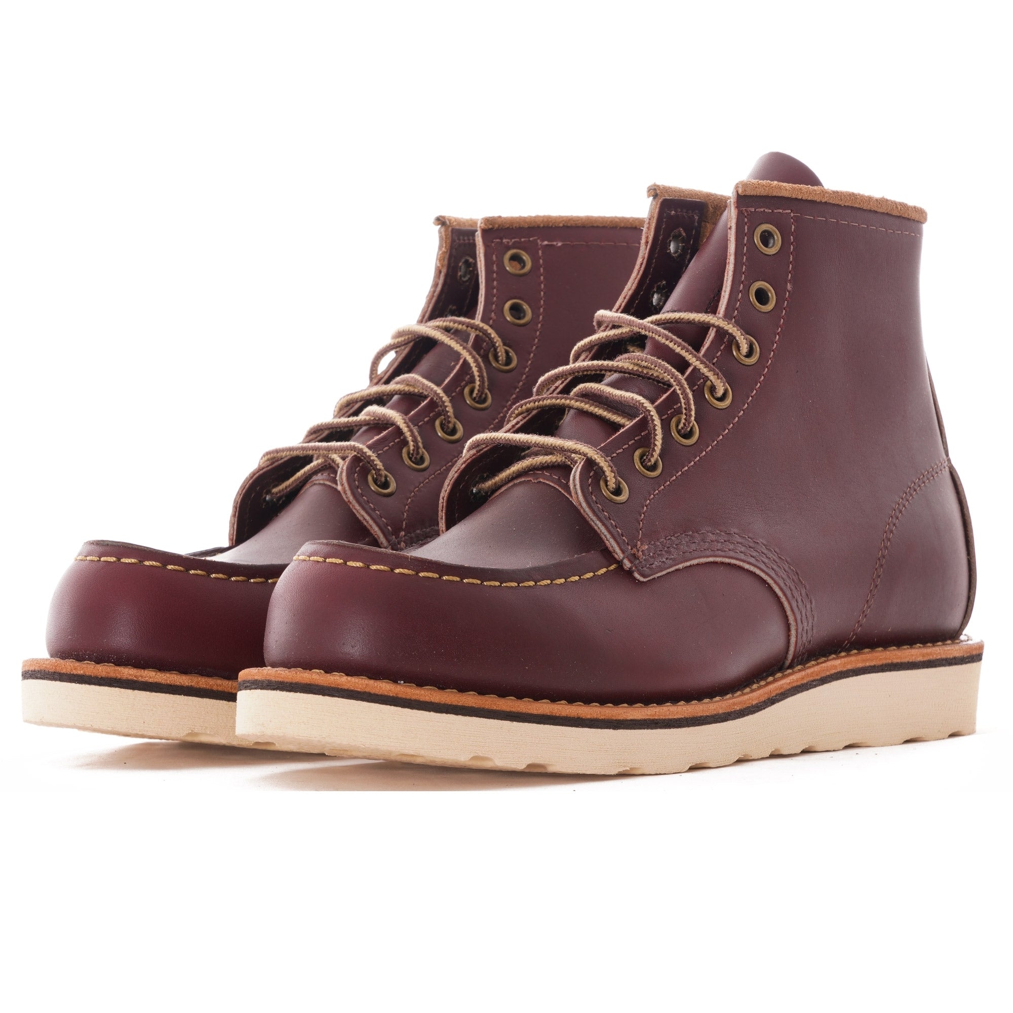 Red Wing Classic Moc Toe Boots - Oxblood Mesa