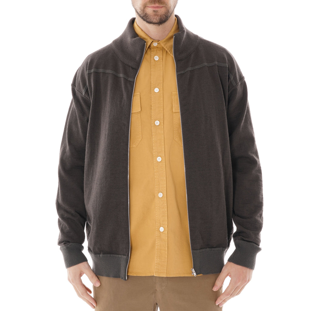 S.N.S Herning Element Full Zip Cardigan - Grey