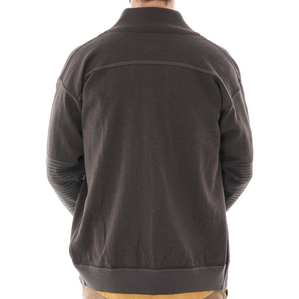 S.N.S Herning Element Full Zip Cardigan - Grey