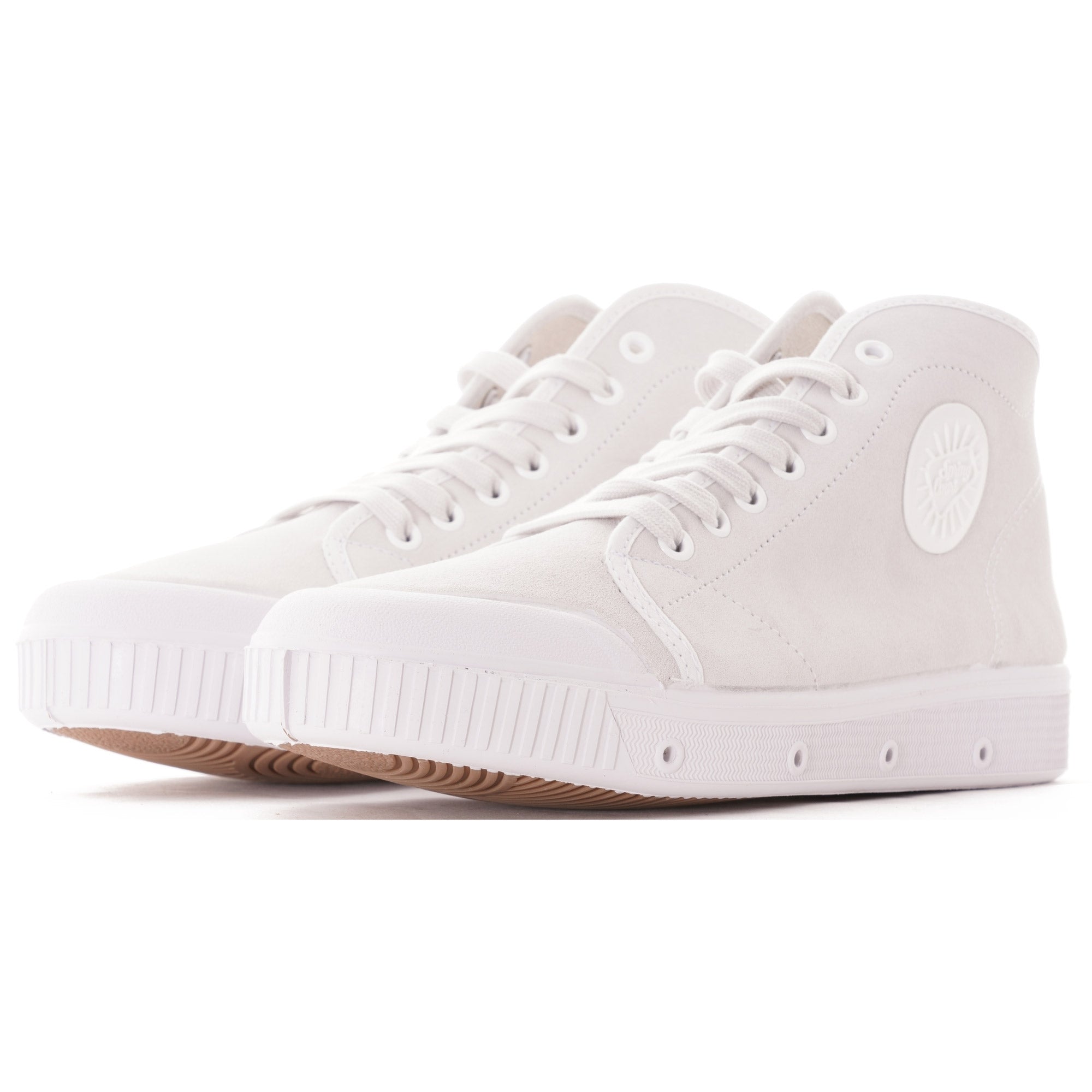 Spring Court B2 Suede - White