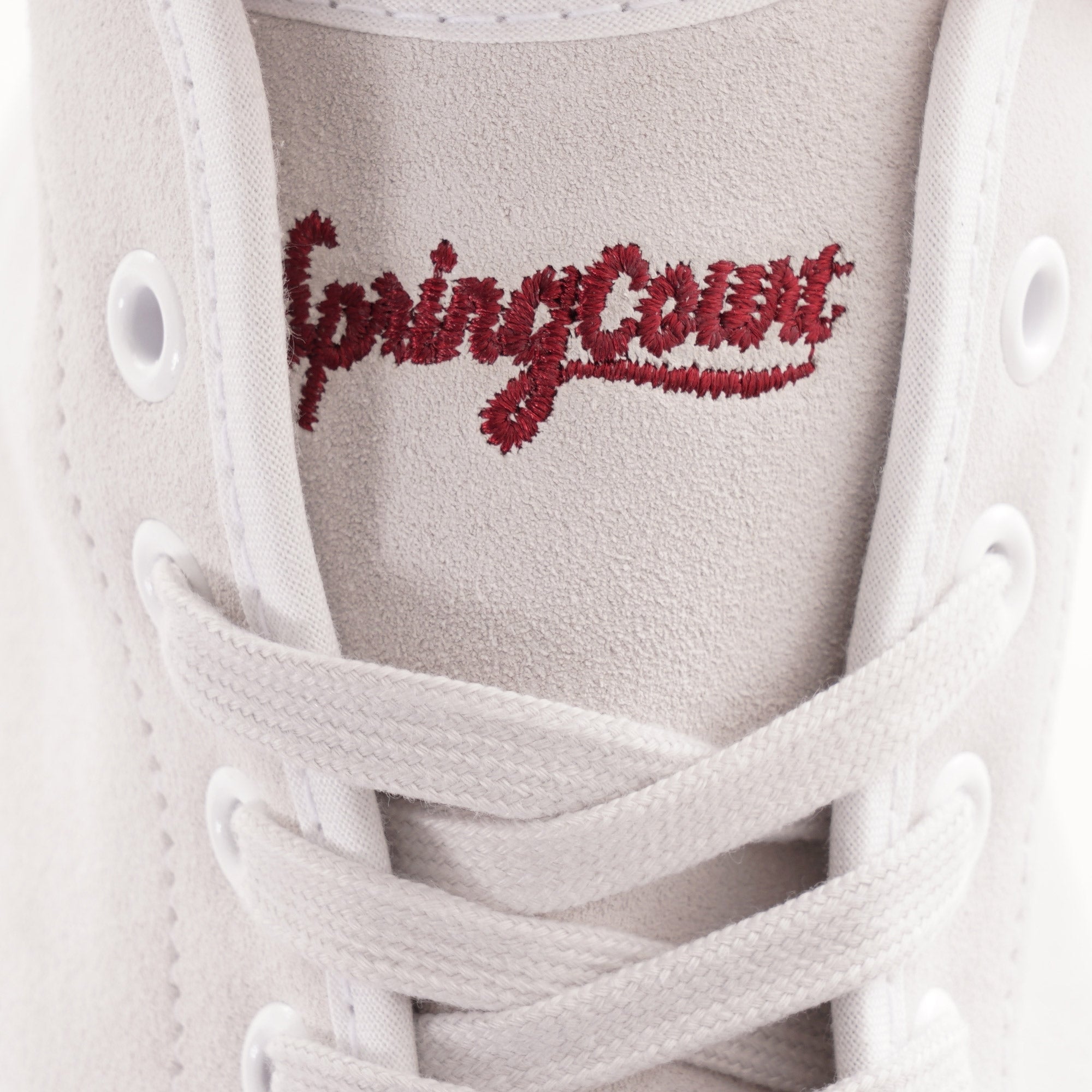 Spring Court B2 Suede - White