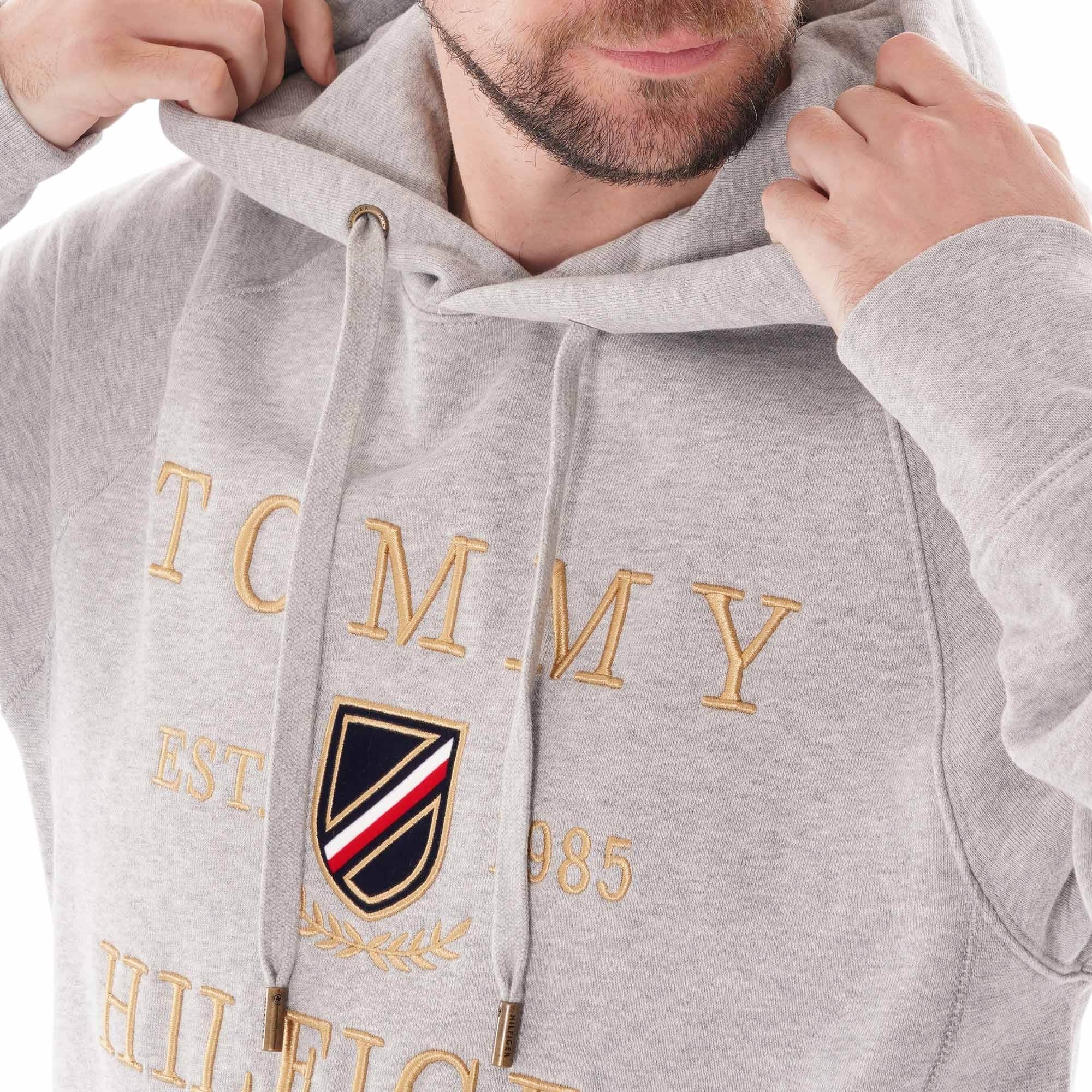 Tommy Hilfiger Icon Logo Hoody - Cloud