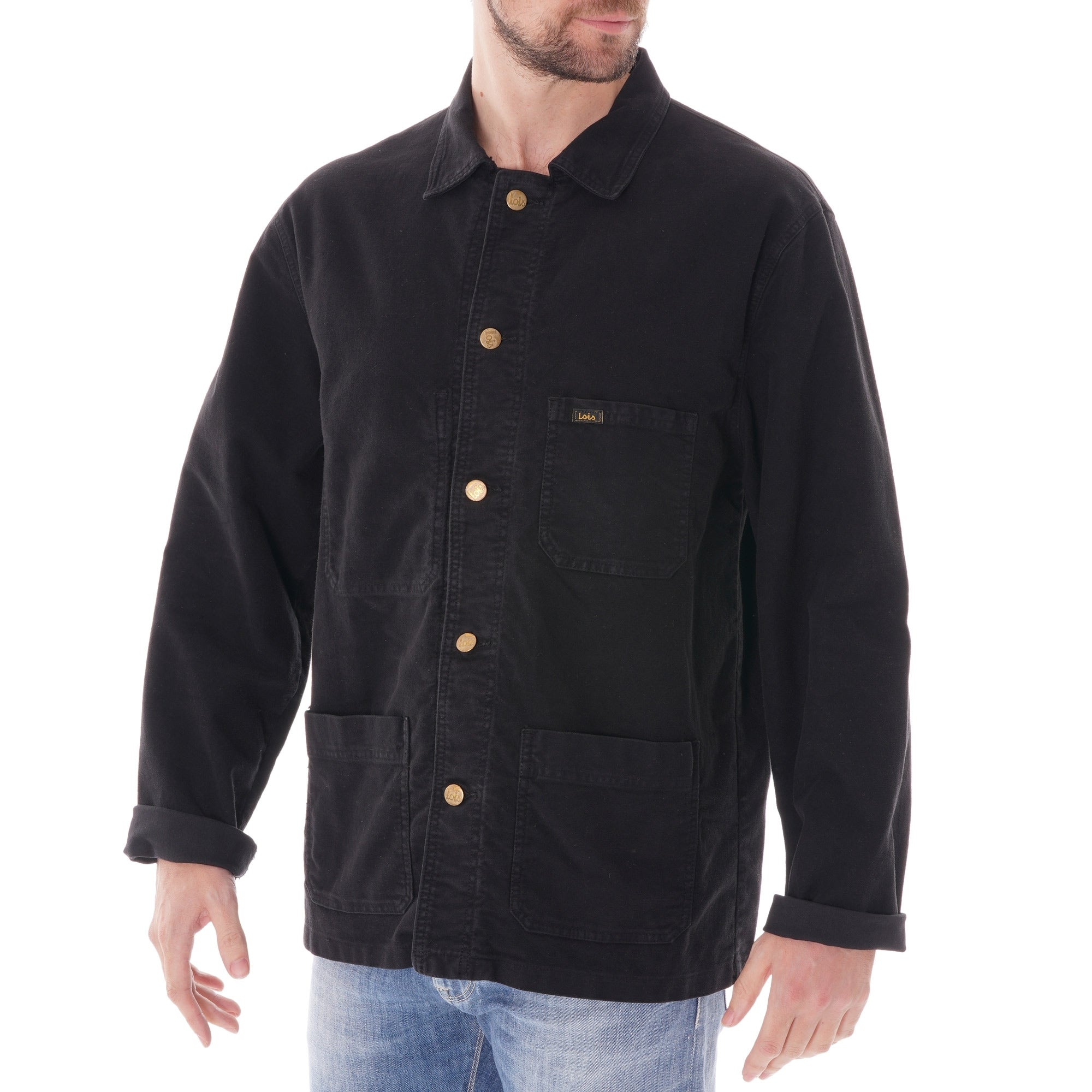 Lois Jeans New French Moleskin - Black