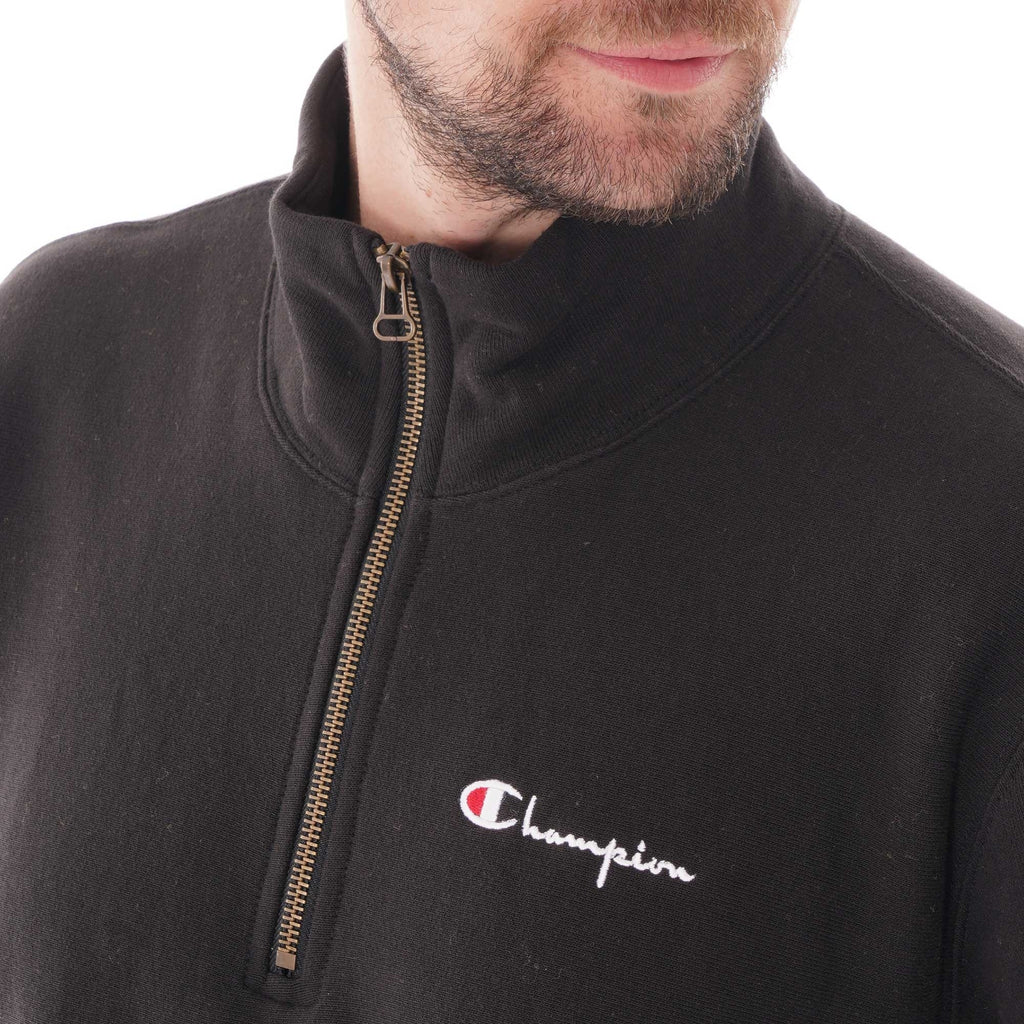 Champion Half Zip Sweatshirt - Black
