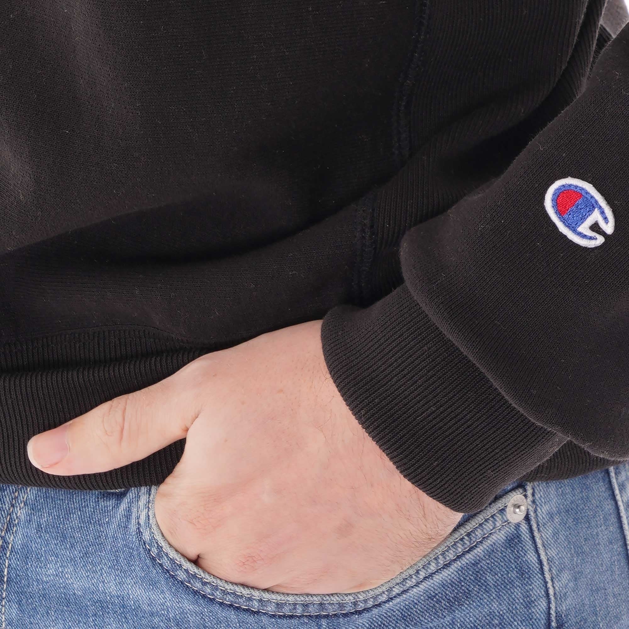 Champion Half Zip Sweatshirt - Black